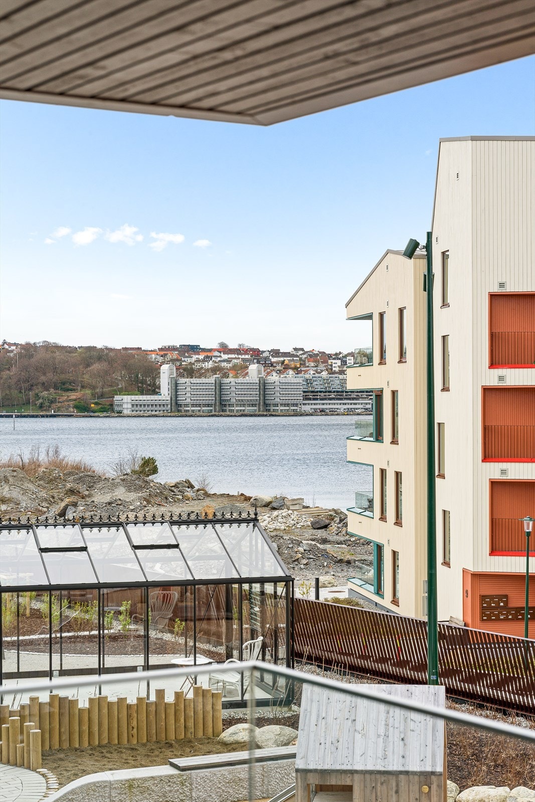 Utsikt fra balkongen. Galleribilde