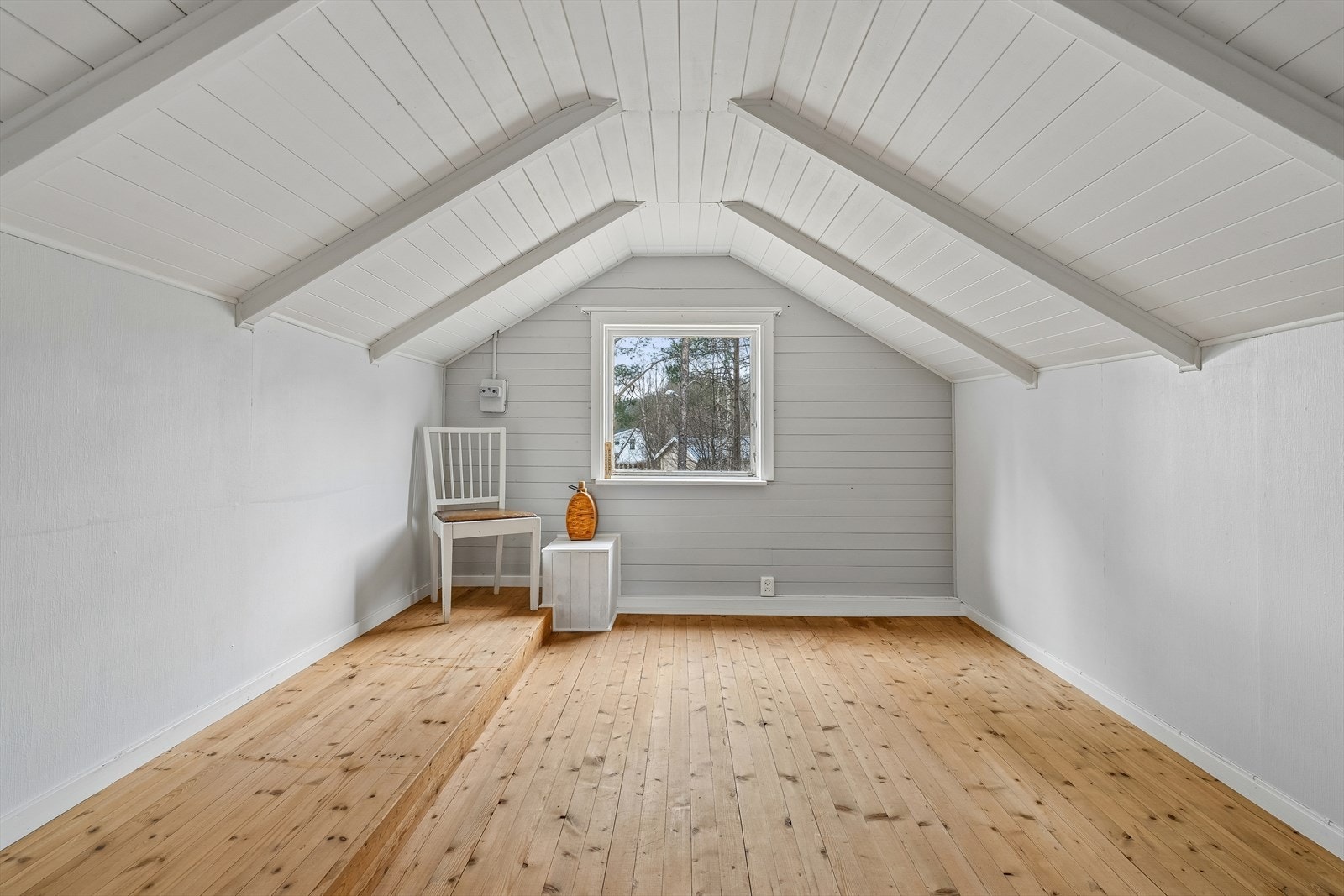 Soverom på loft Galleribilde