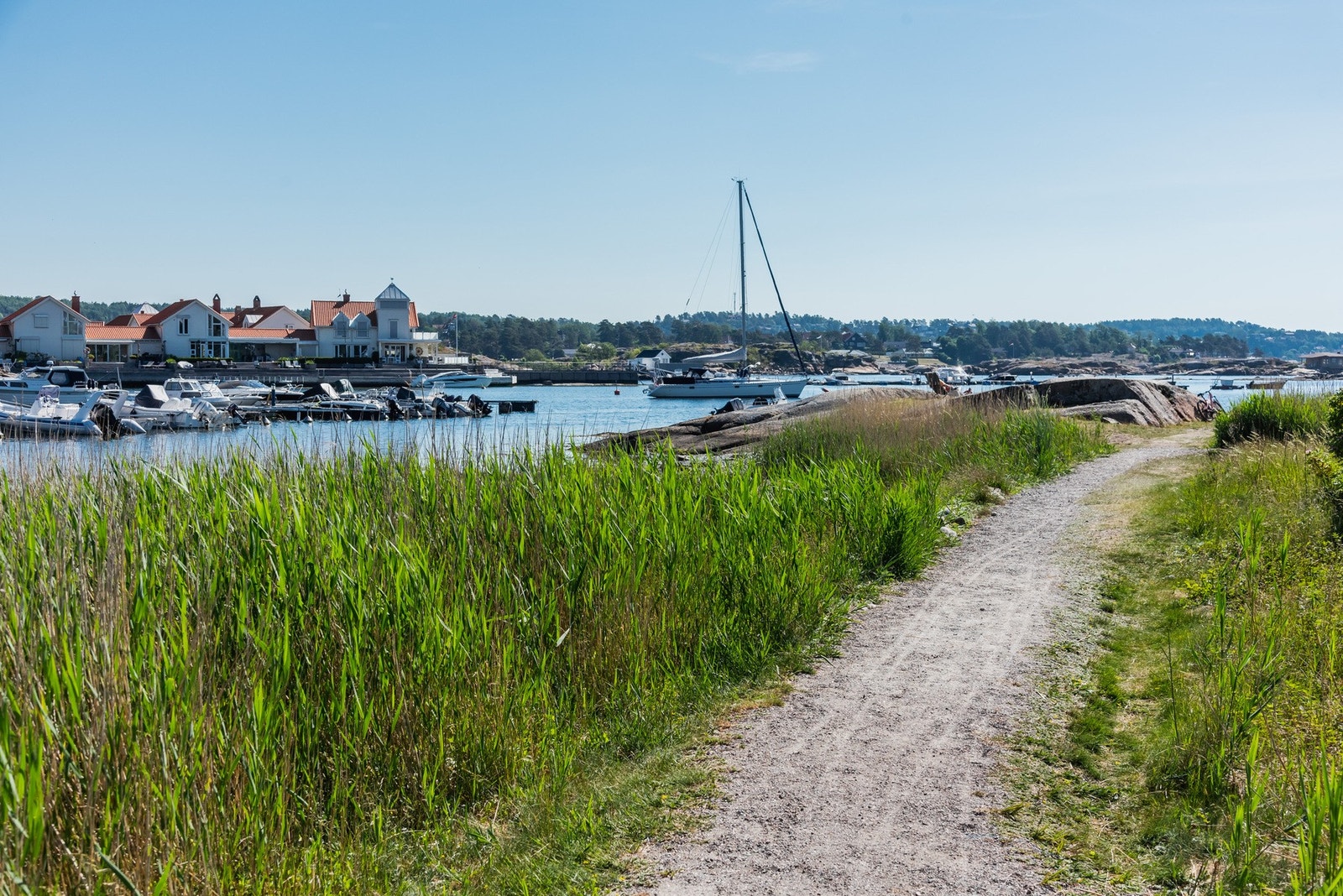 Kort gangavstand til vakre strandsoner og fine turmuligheter ved Lofterød Galleribilde