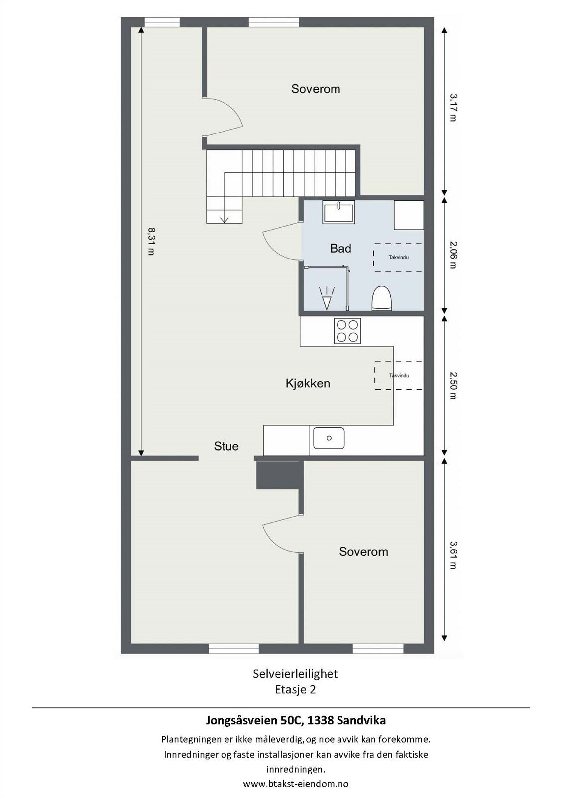 Plantegning hovedetasjen. 2. etg. Galleribilde