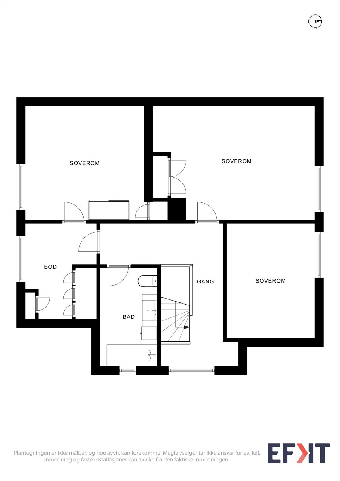 Plantegning 2. etg. Galleribilde