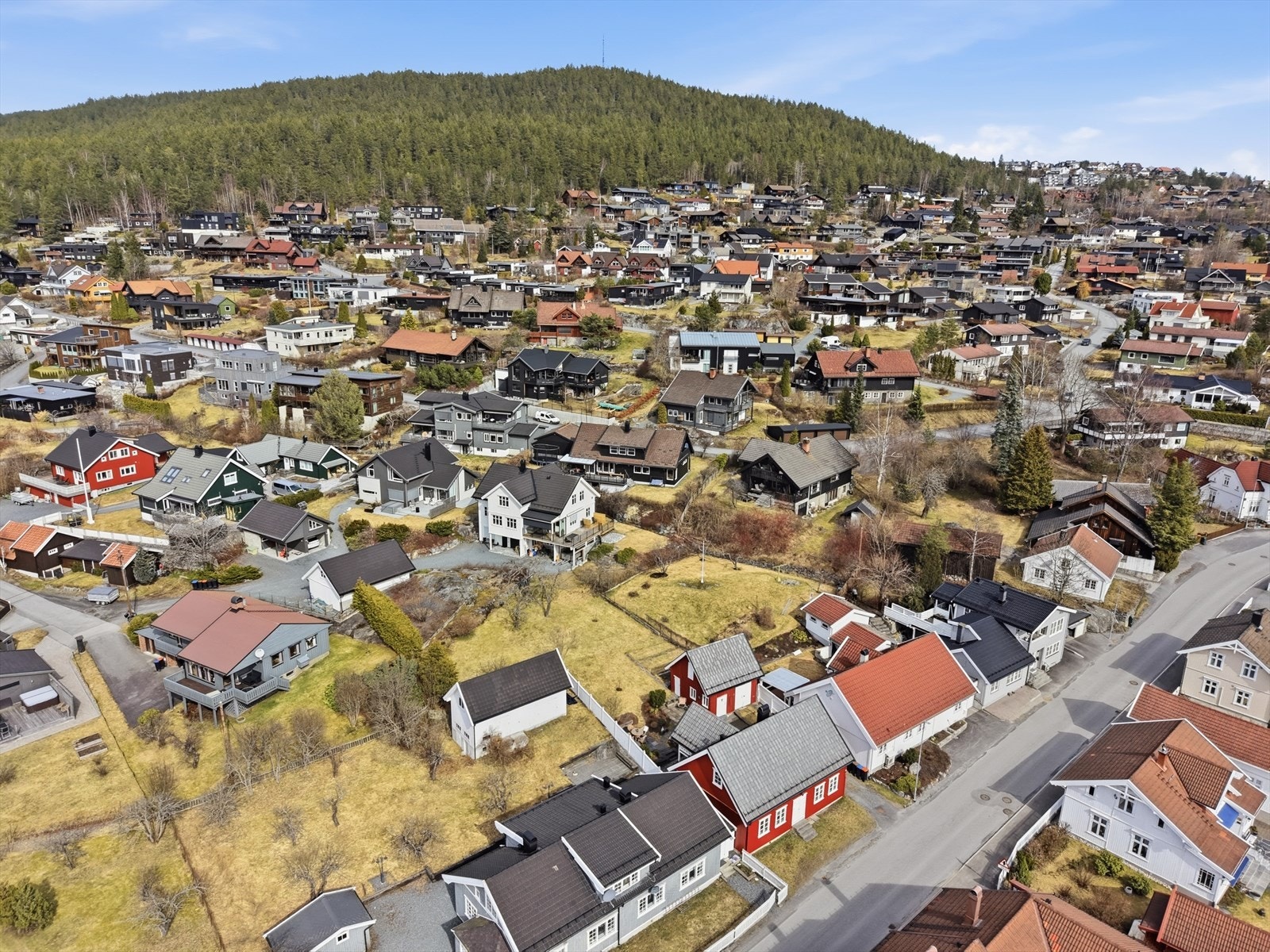Området byr på gode turmuligheter med nærhet til skog og mark. Galleribilde