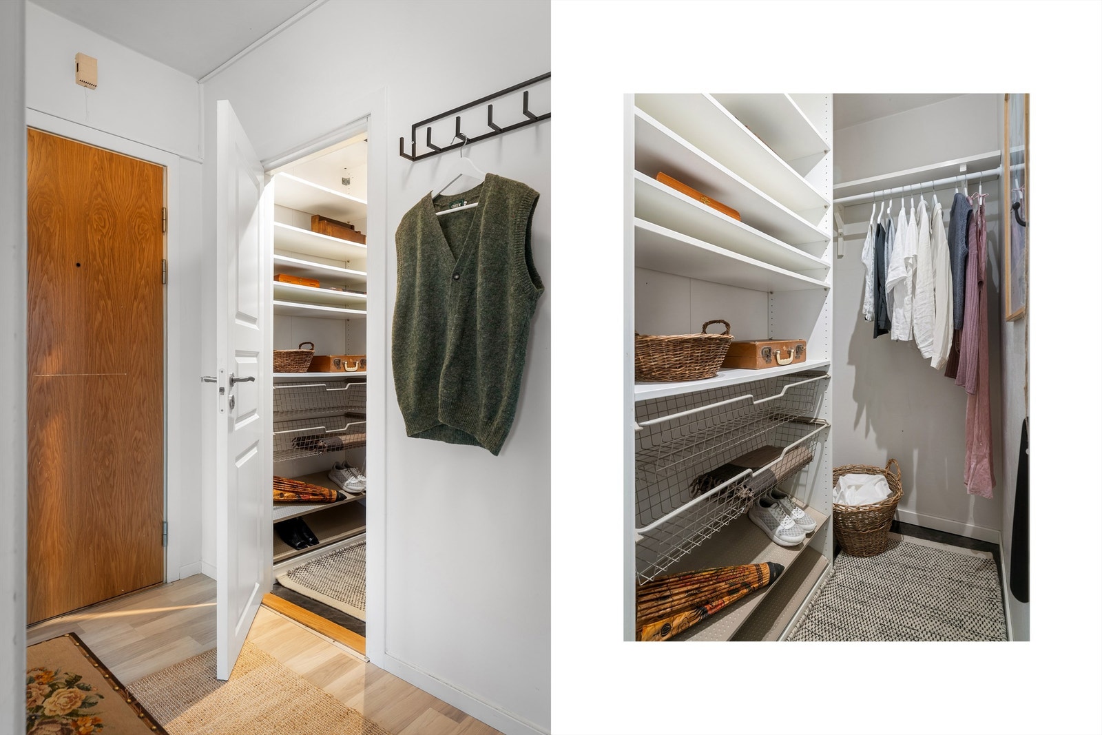 I tillegg til den interne boden, disponerer leiligheten en stor loftsbod med gulvflate på 8 m² og en kjellerbod. Galleribilde