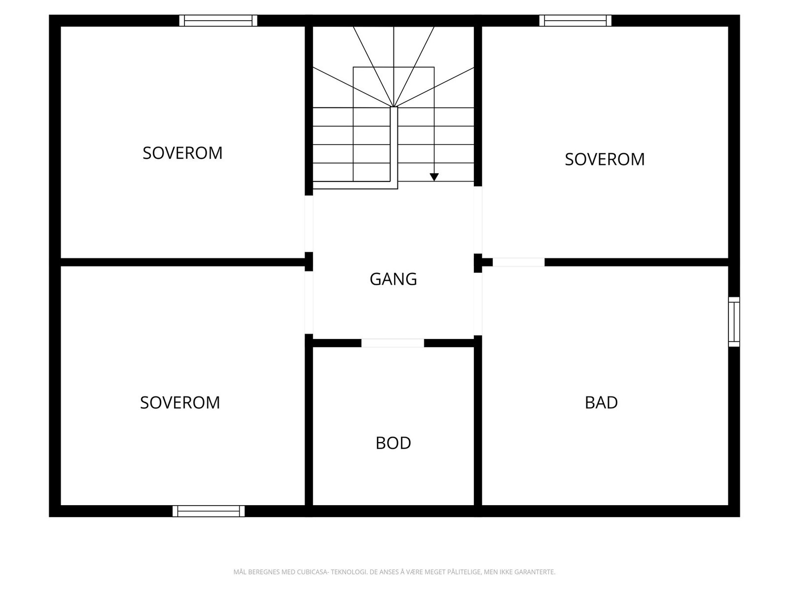 Plantegning 2. etasje Galleribilde