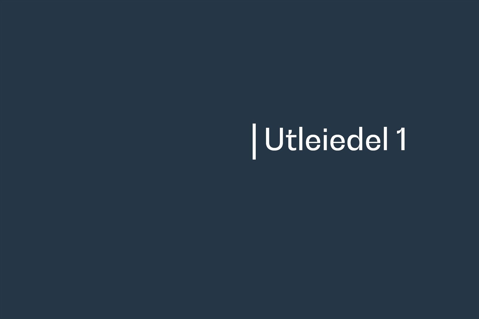 Utleiedel 1 - praktikantdel under garasjen Galleribilde