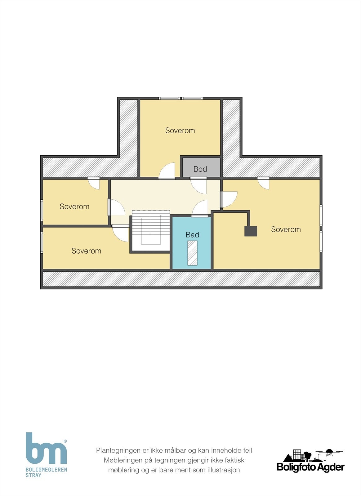 Planskisse - loftsetasje (hovedbolig) Galleribilde