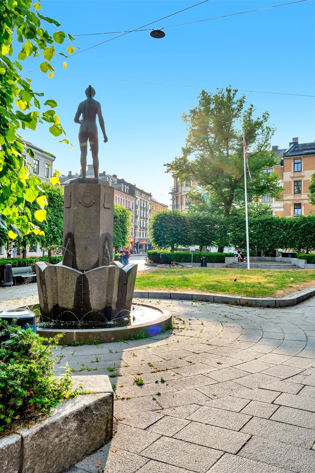 Vakkert og sentralt nærområde. Galleribilde