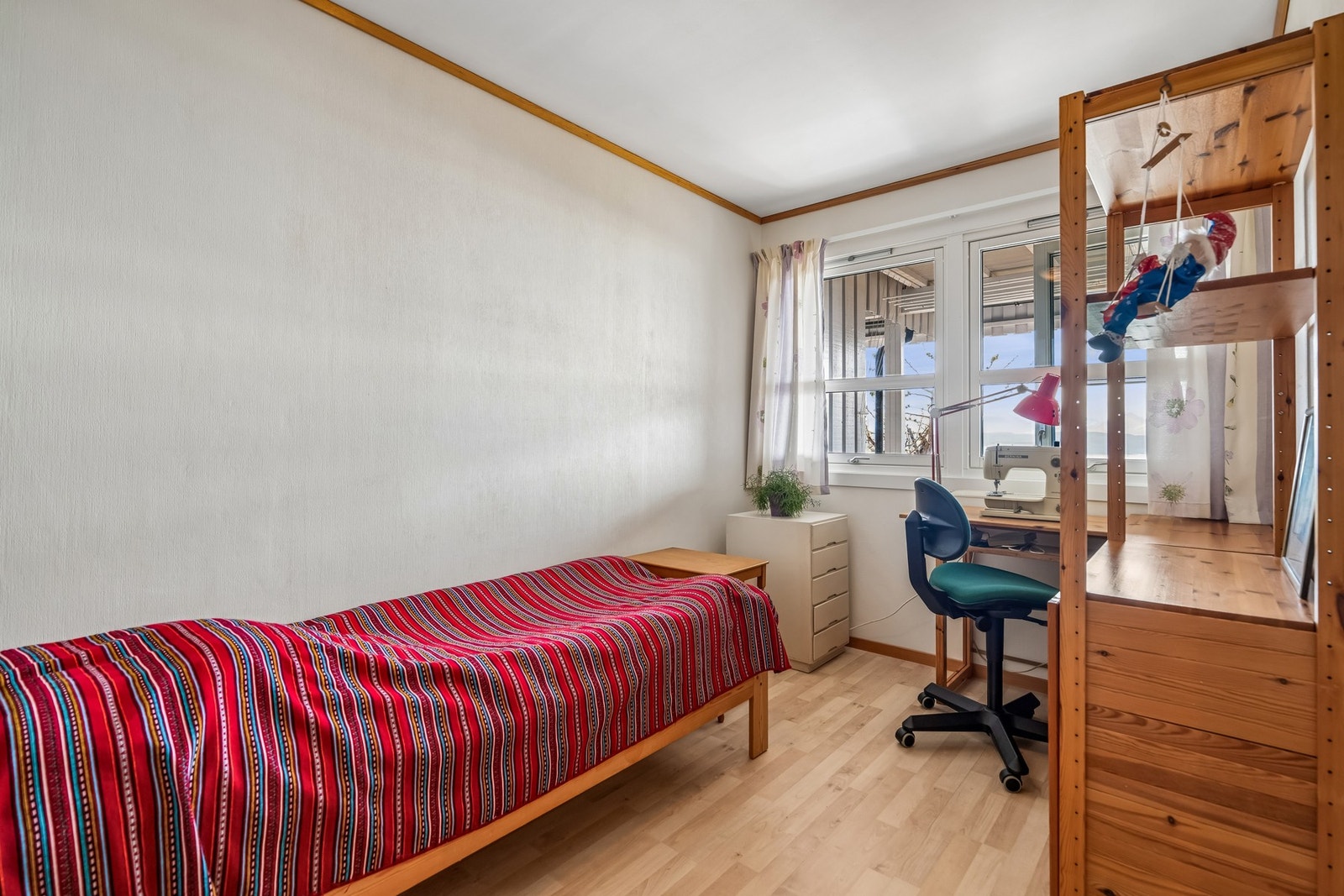 Soverom 2 egner seg ypperlig som barnerom, gjesterom eller kontor. Galleribilde