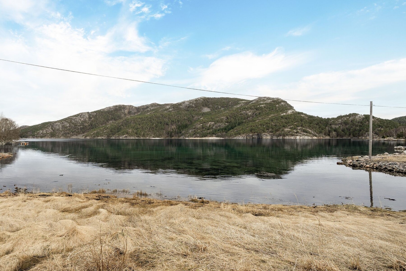 Idyllisk område med gode fiskemuligheter Galleribilde