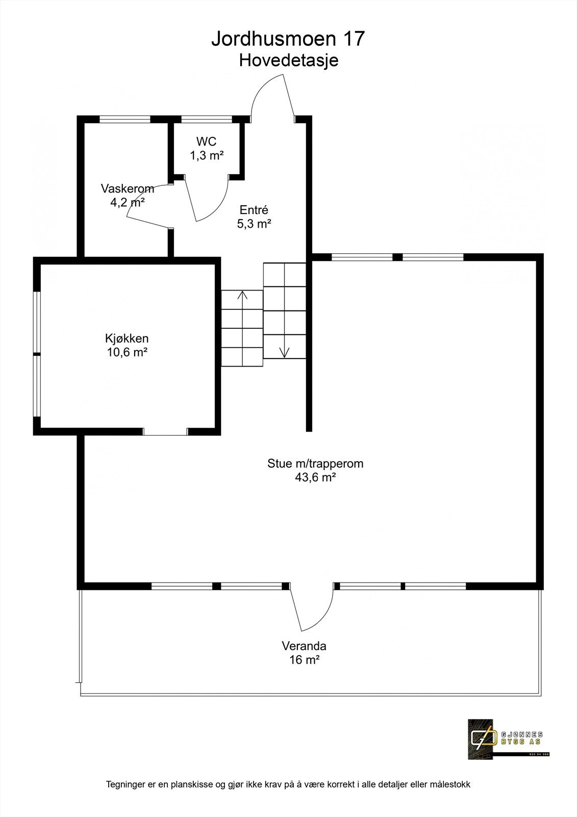Plantegning hovedplan Galleribilde