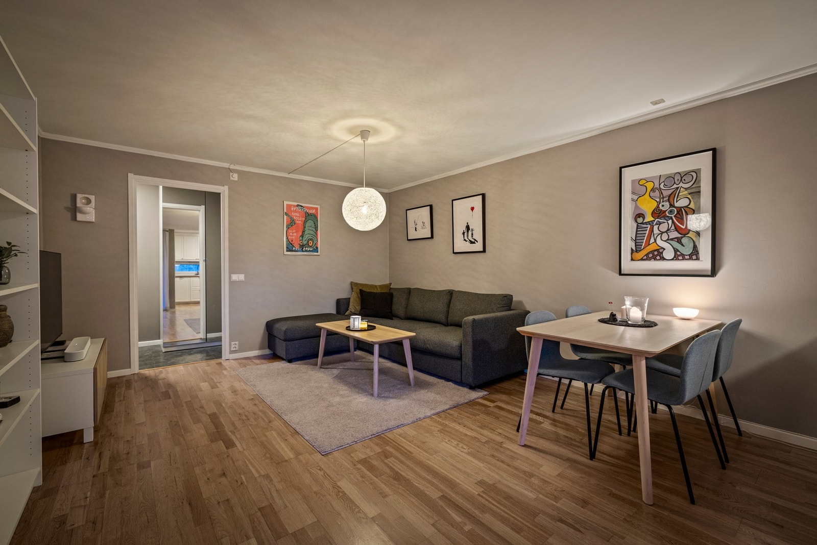 Lun kveldsstemning Galleribilde