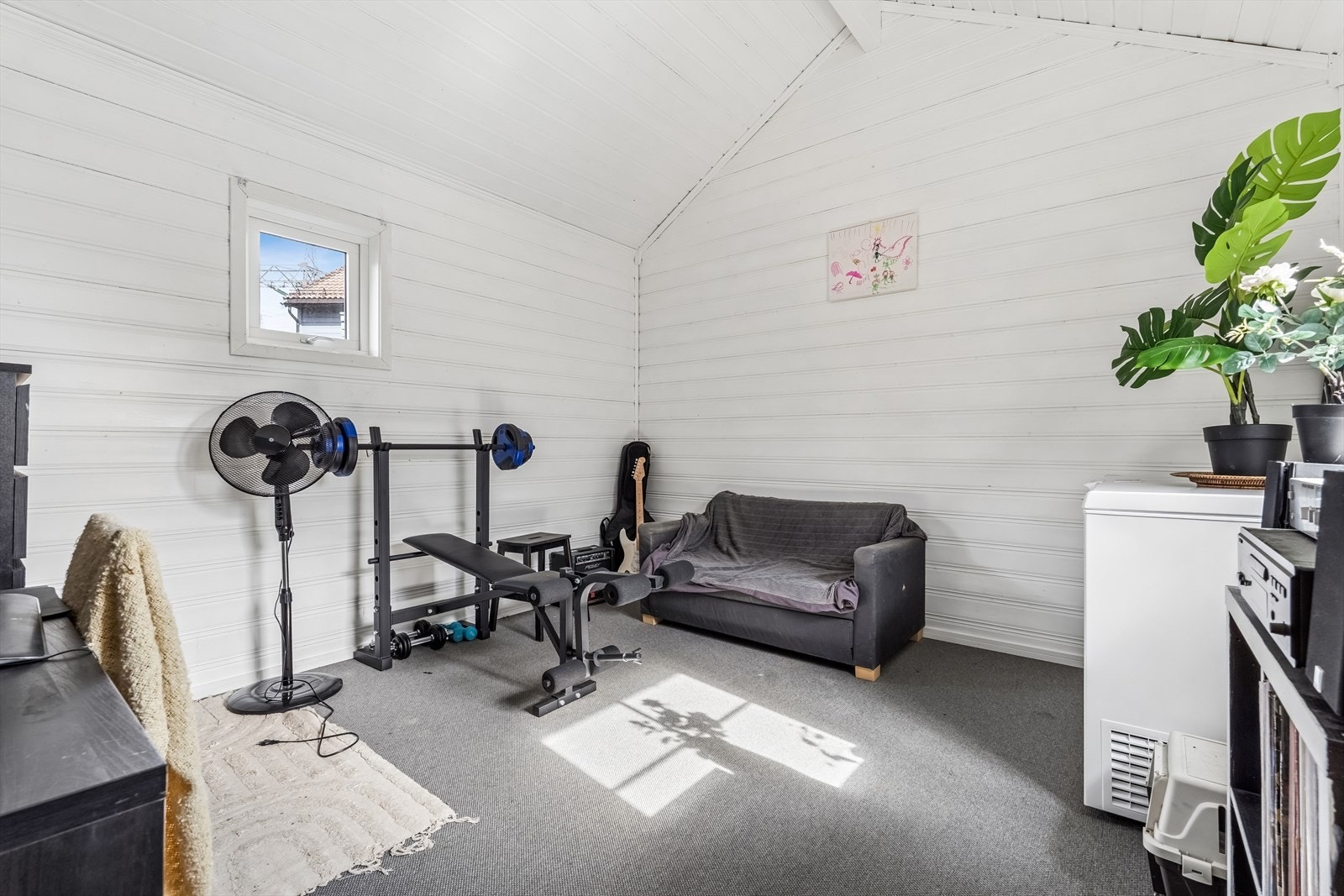 Innredet rom som ikke fremkommer på originale bygningstegninger. Galleribilde