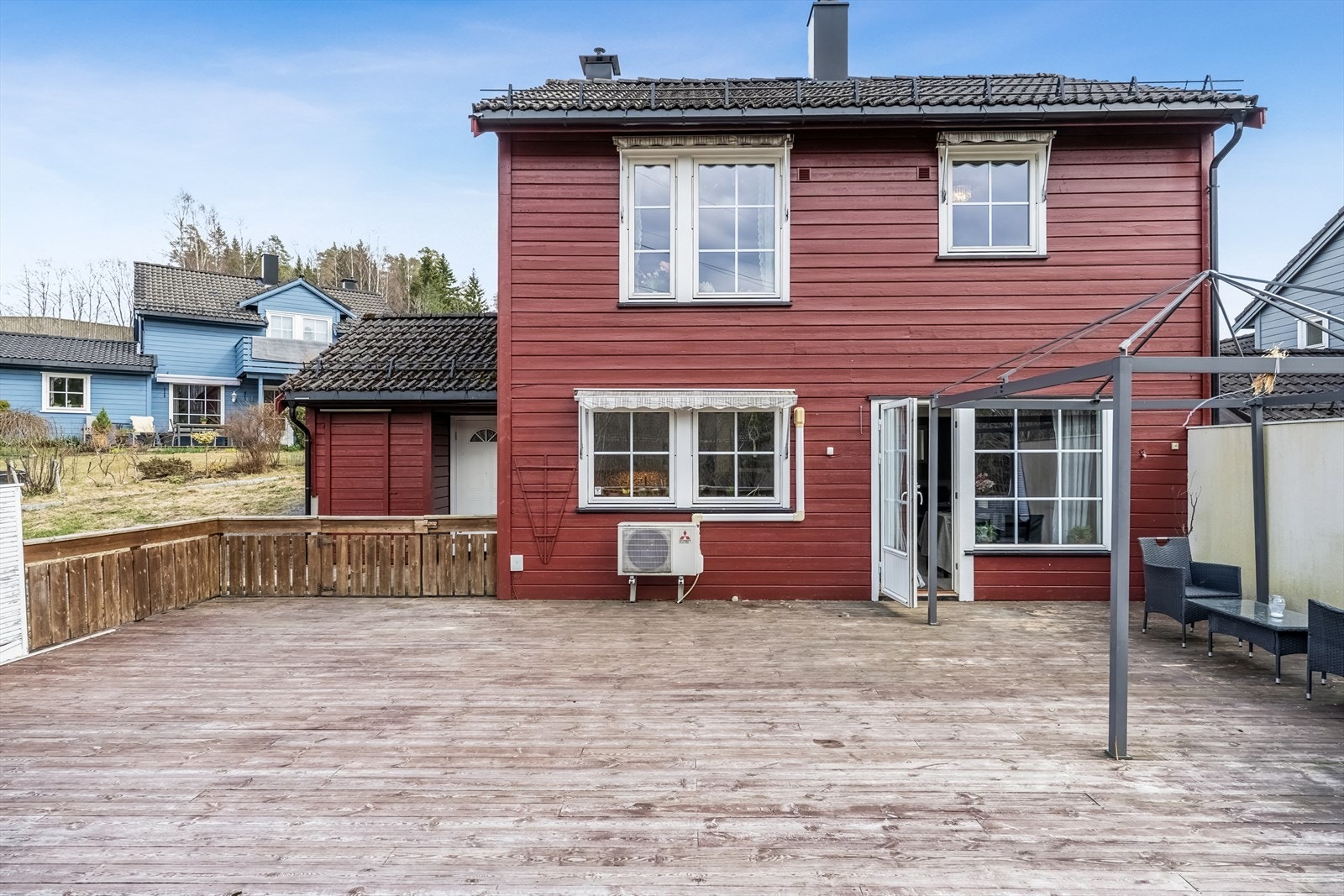 Fin plass til ønsket utemøblement. Galleribilde