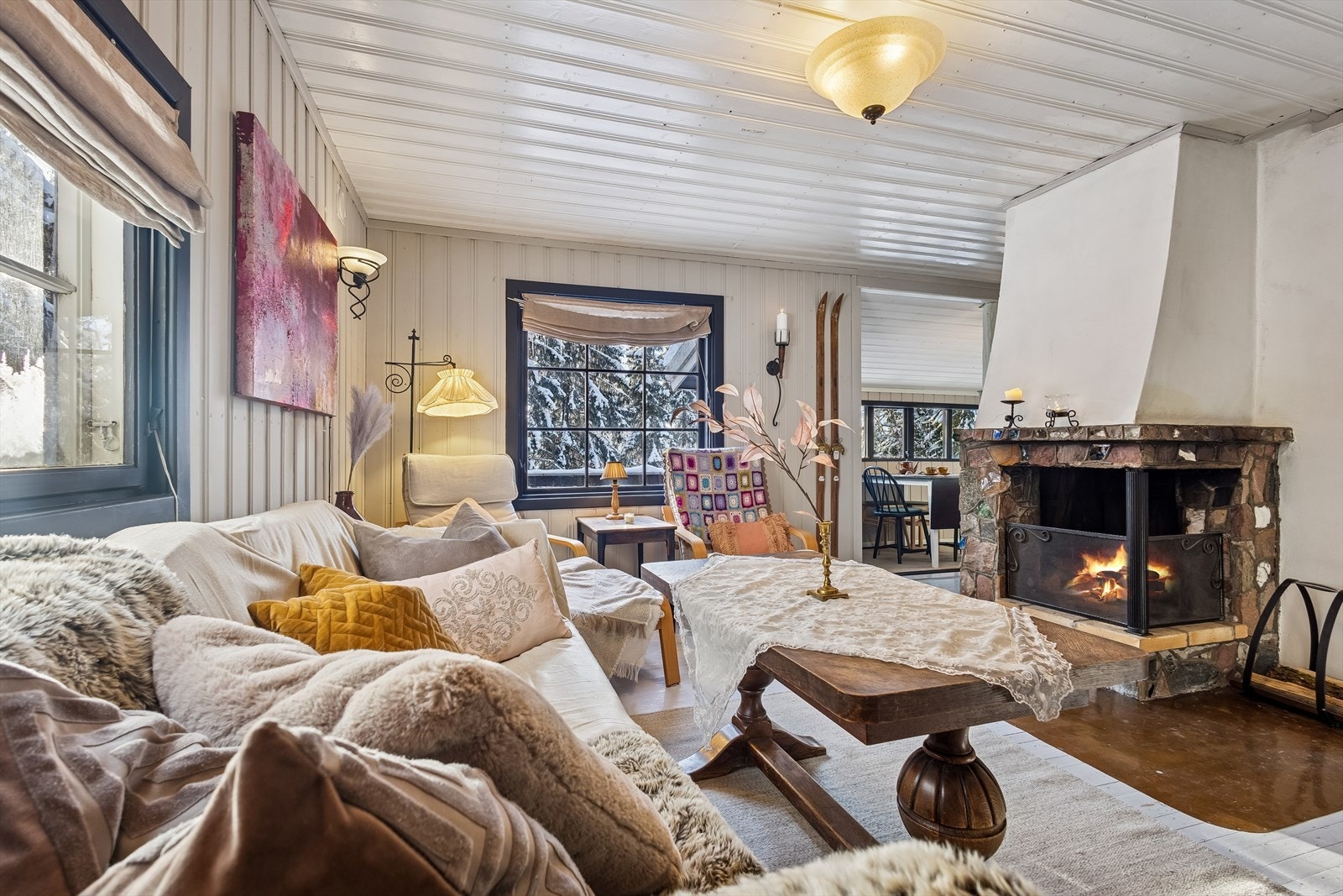 God plass for hygge med familie og venner etter en dag ute i naturen. Galleribilde