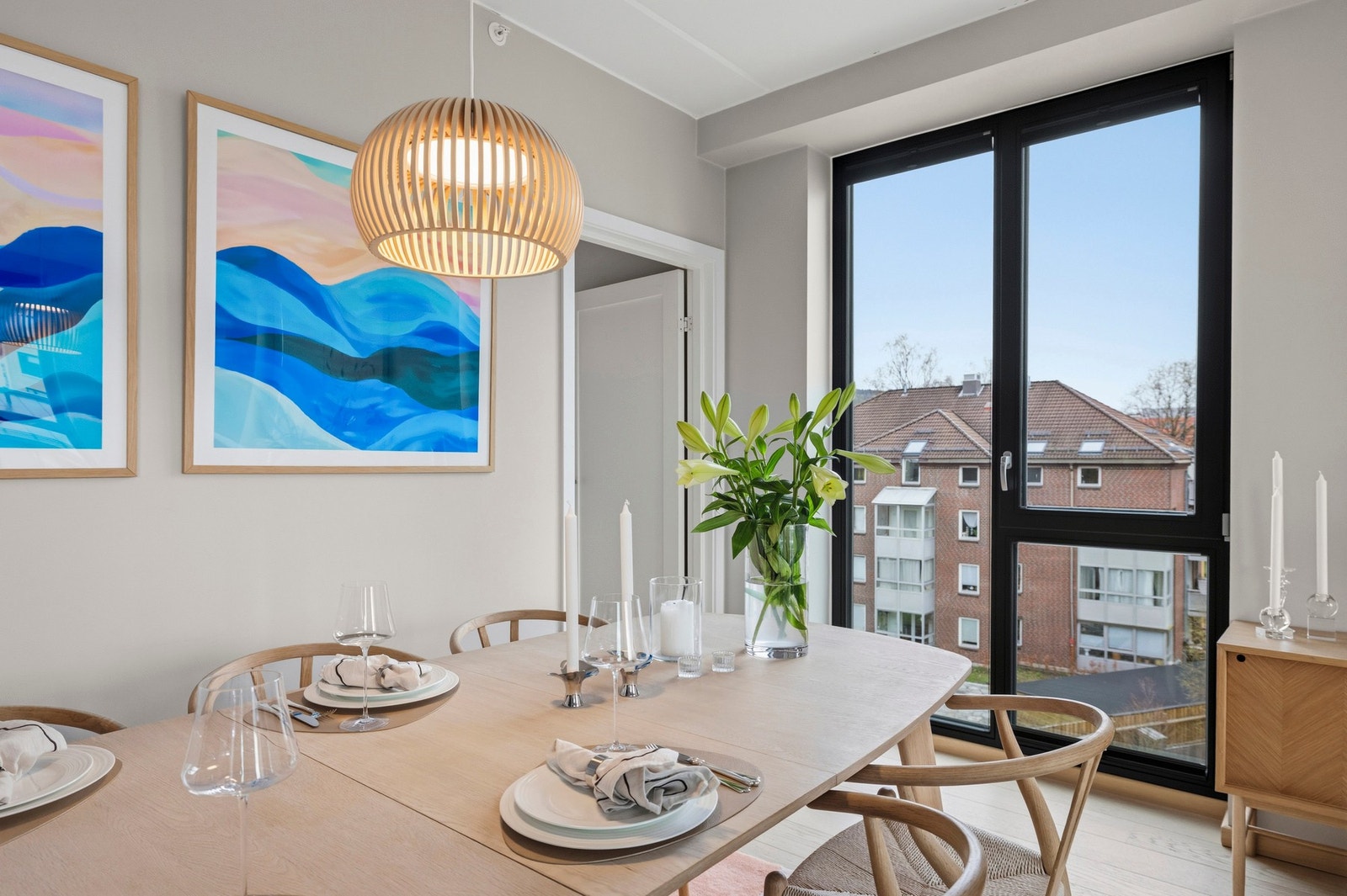 Hyggelig spiseplass Galleribilde