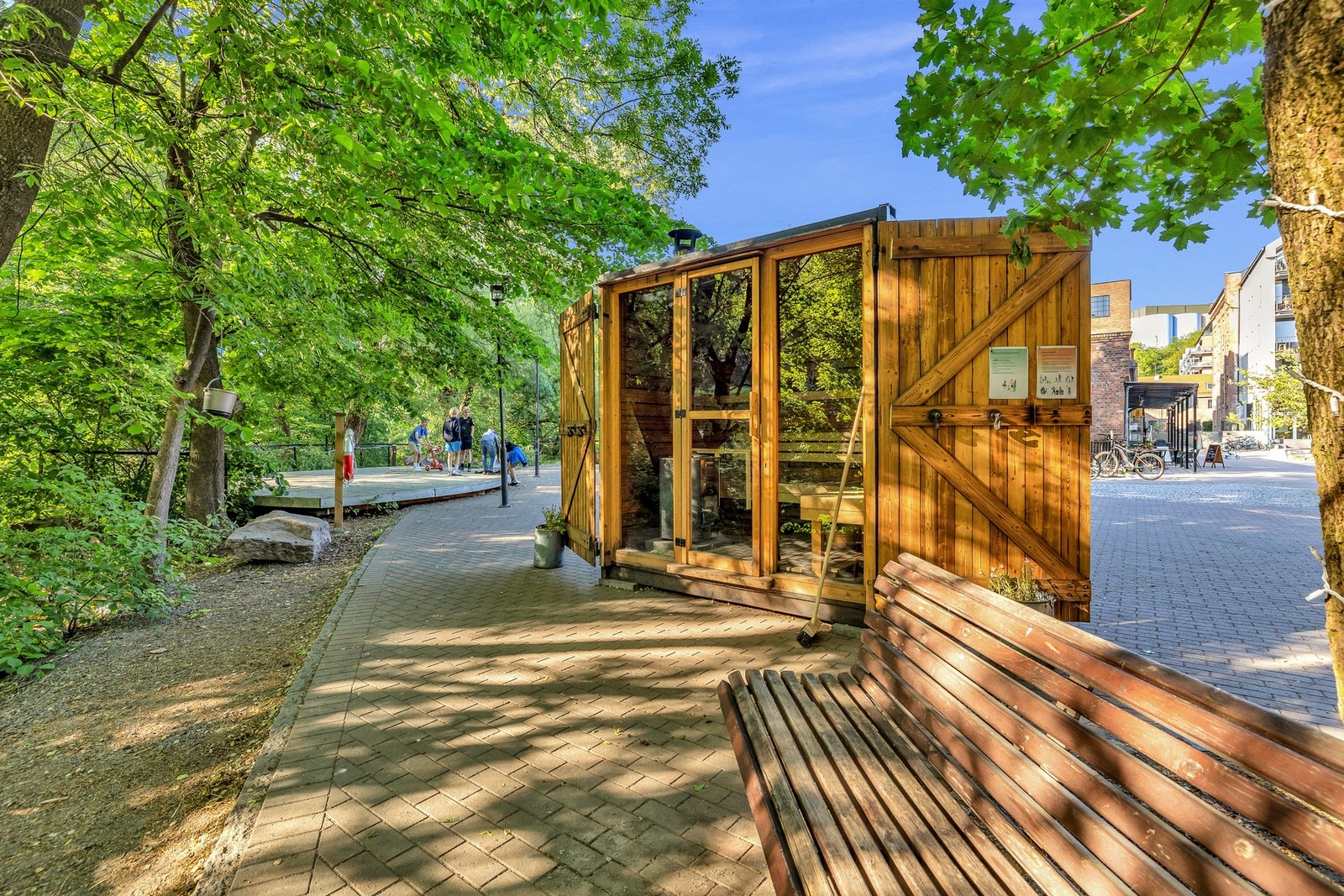 Hva med en badstue langs Akerselva? Galleribilde