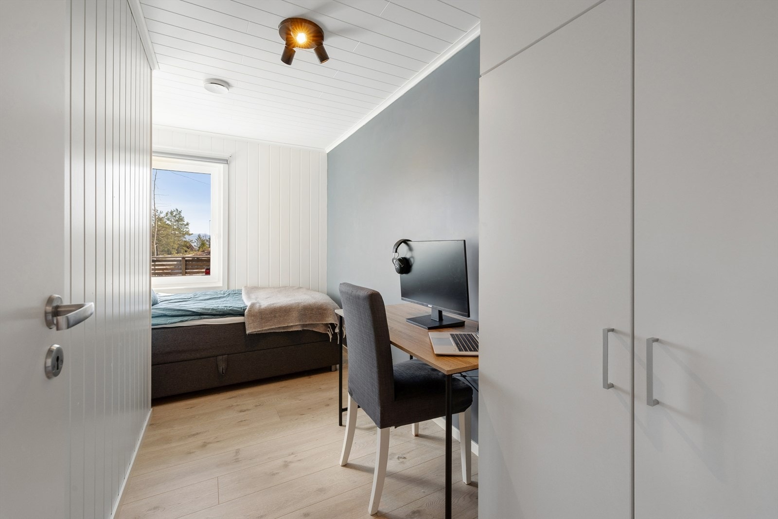 Soverommene er enkle å innrede og tilpasse etter behov.
' Galleribilde