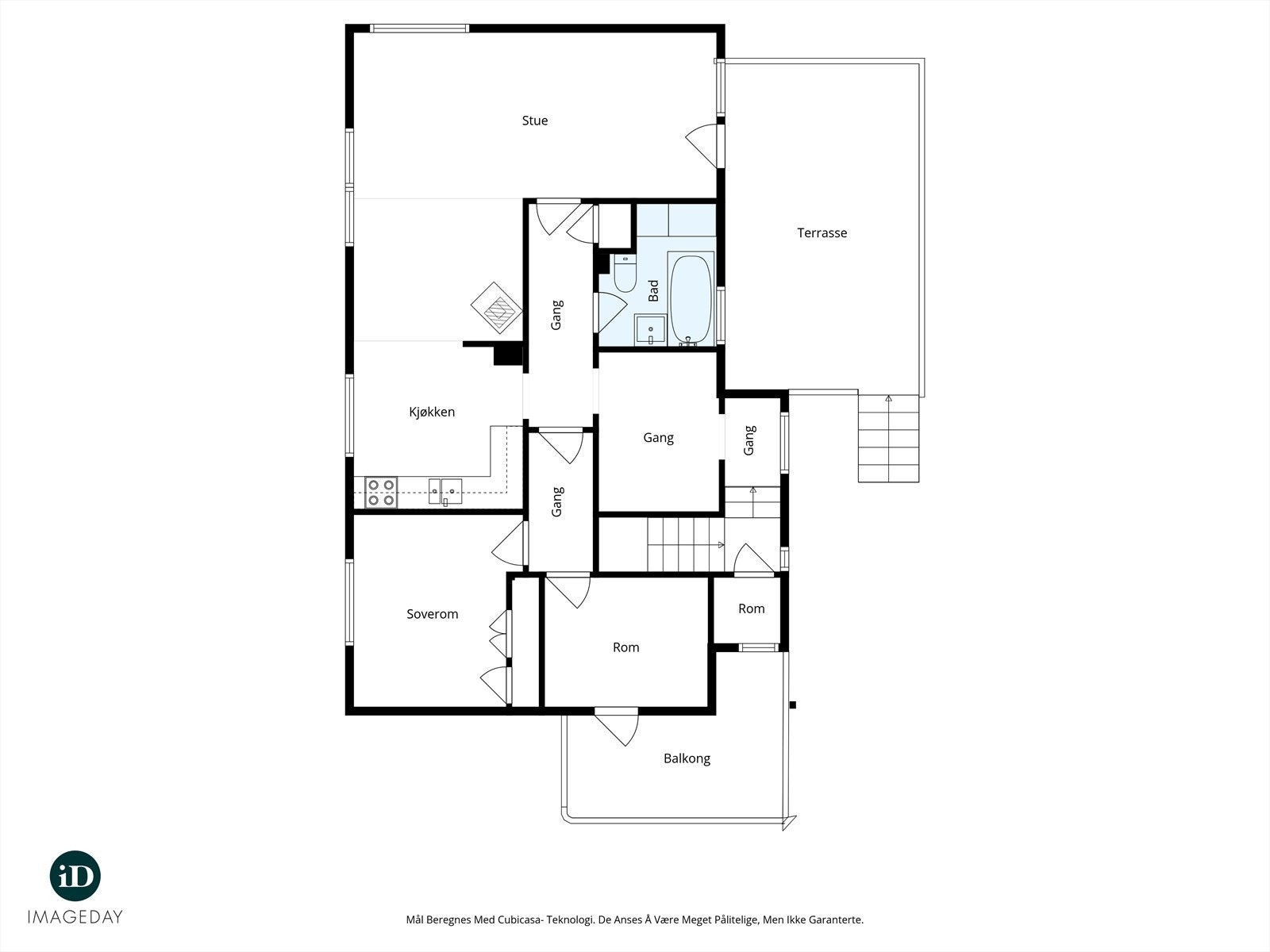 Plantegning - 1. etg. Galleribilde