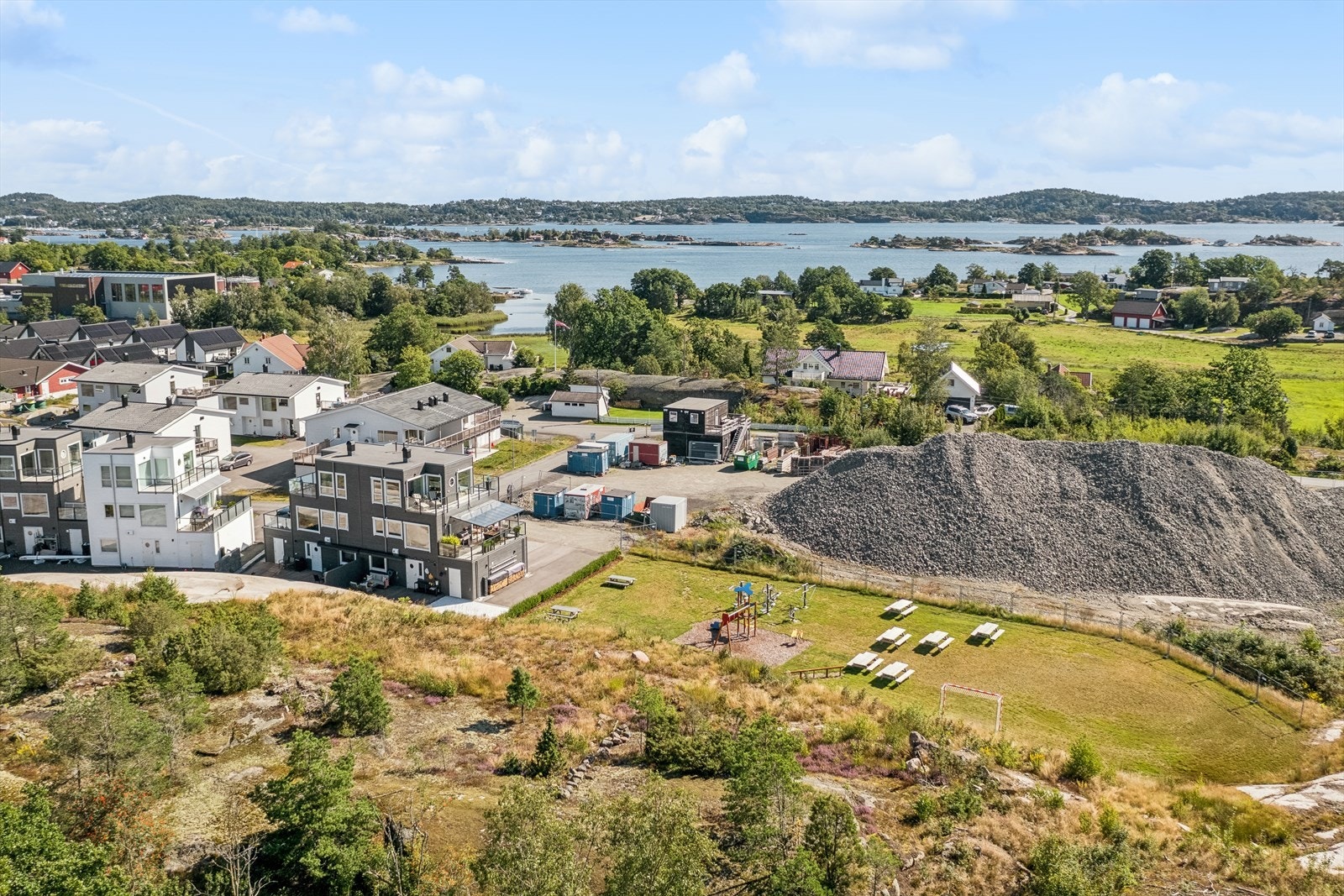 Et barnevennlig og populært nabolag under videreutvikling. Galleribilde