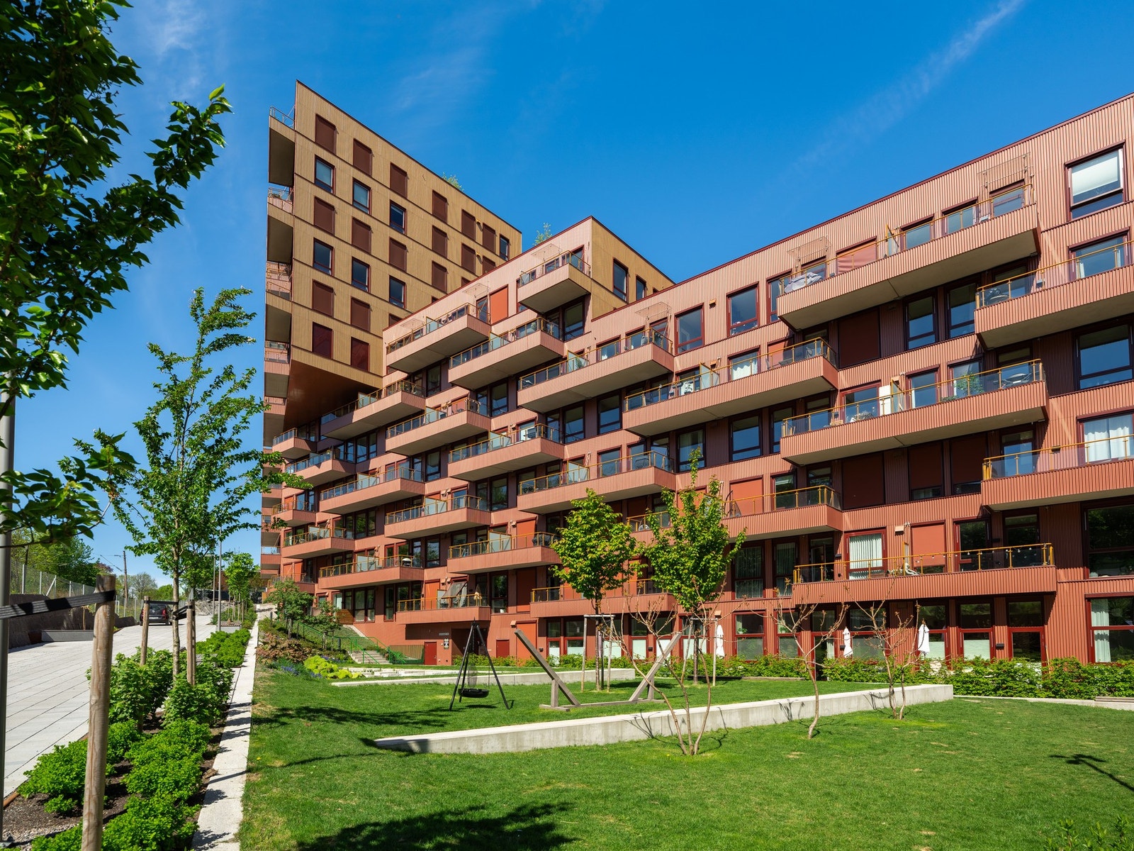 Tigergården ble nominert til Oslo bys arkitekturpris i 2023. Og det er ikke uten grunn! Galleribilde