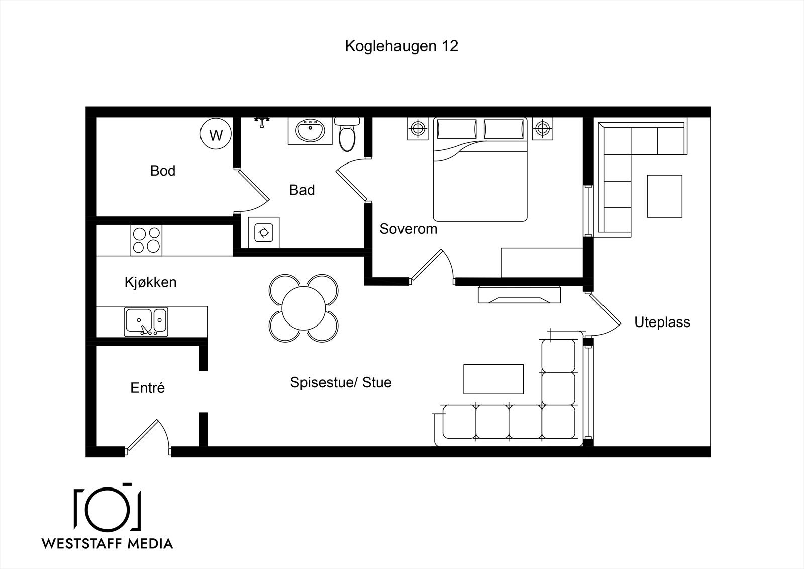 Plantegning Galleribilde