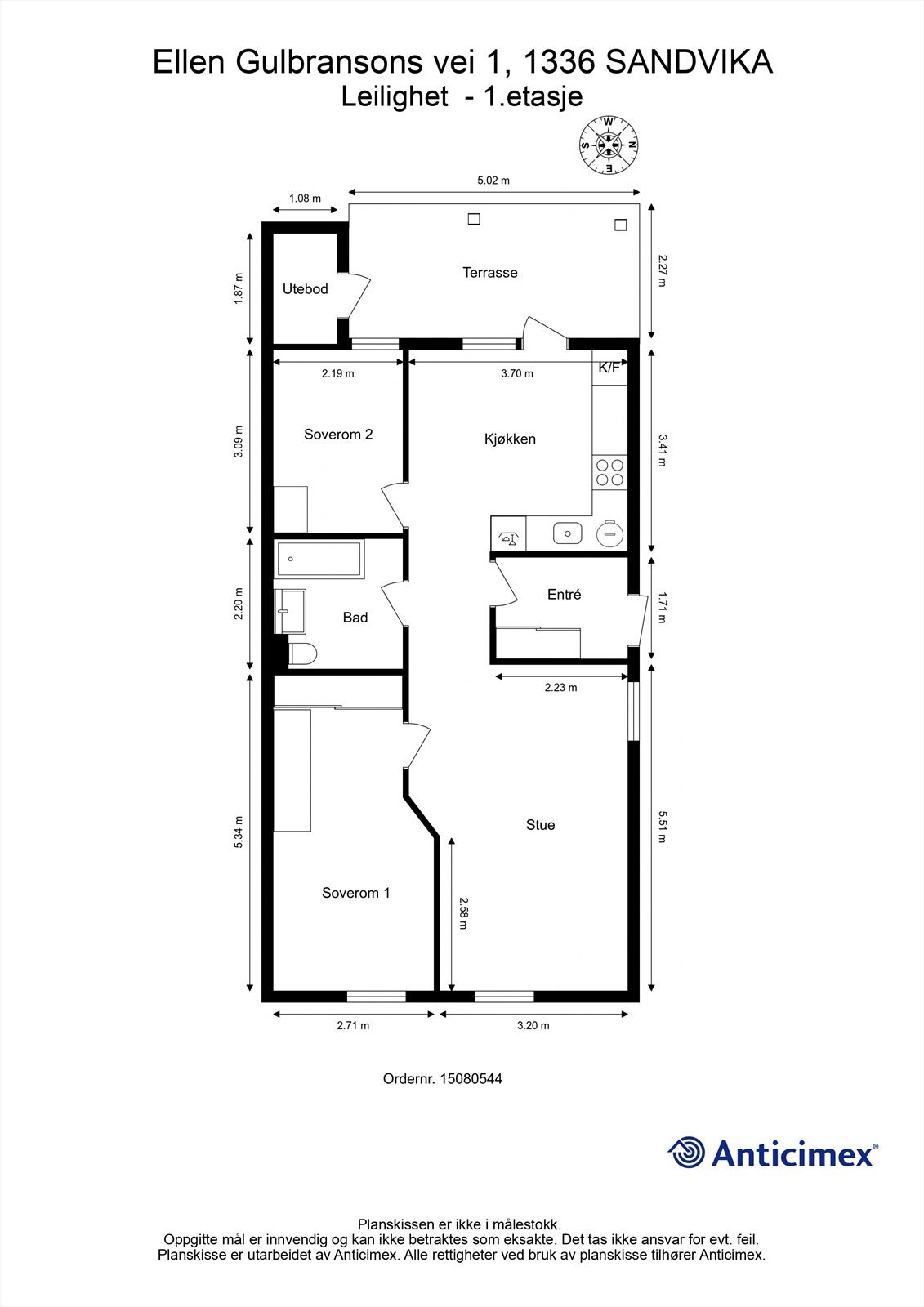 Plantegning Galleribilde