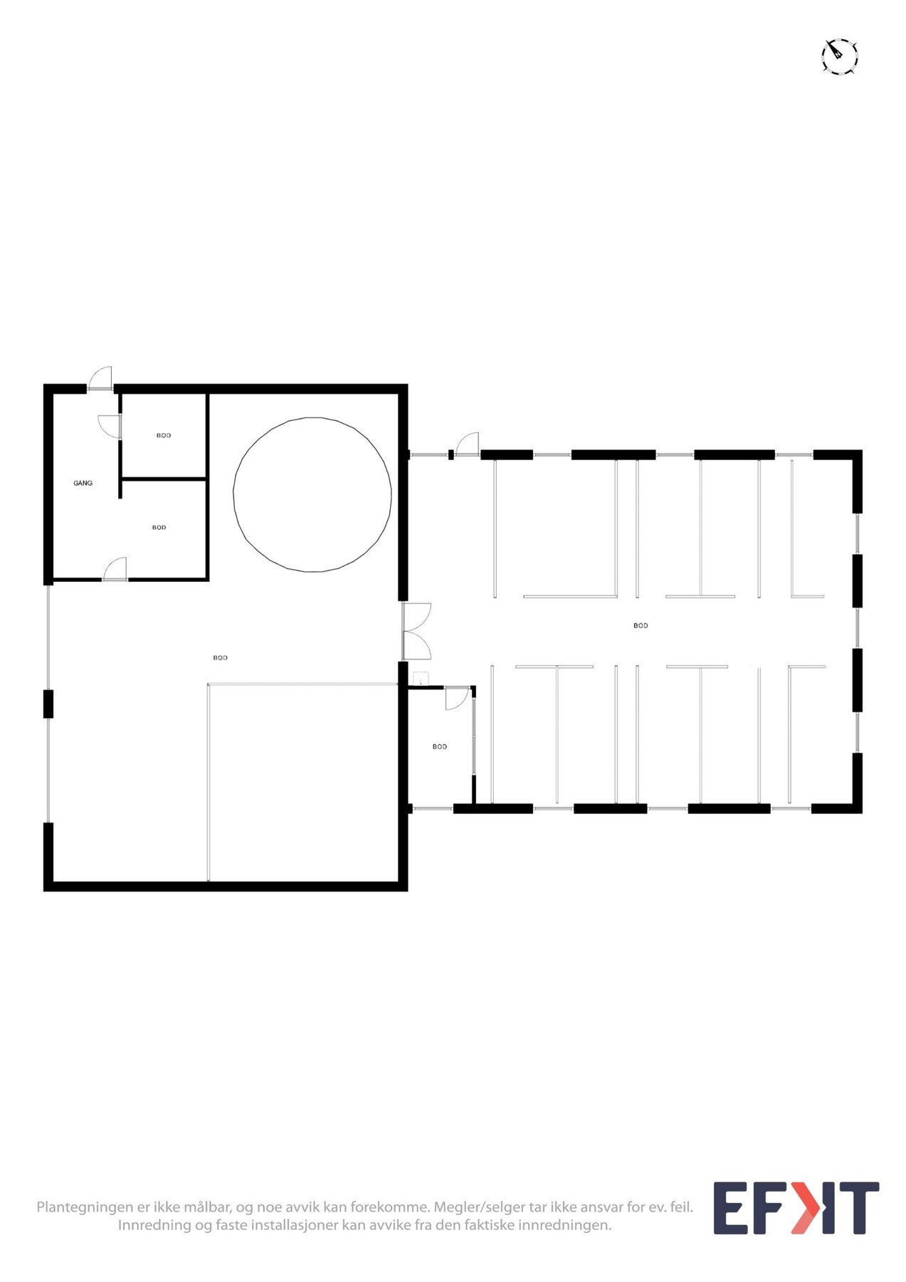 Plantegning - Driftsbygning Galleribilde