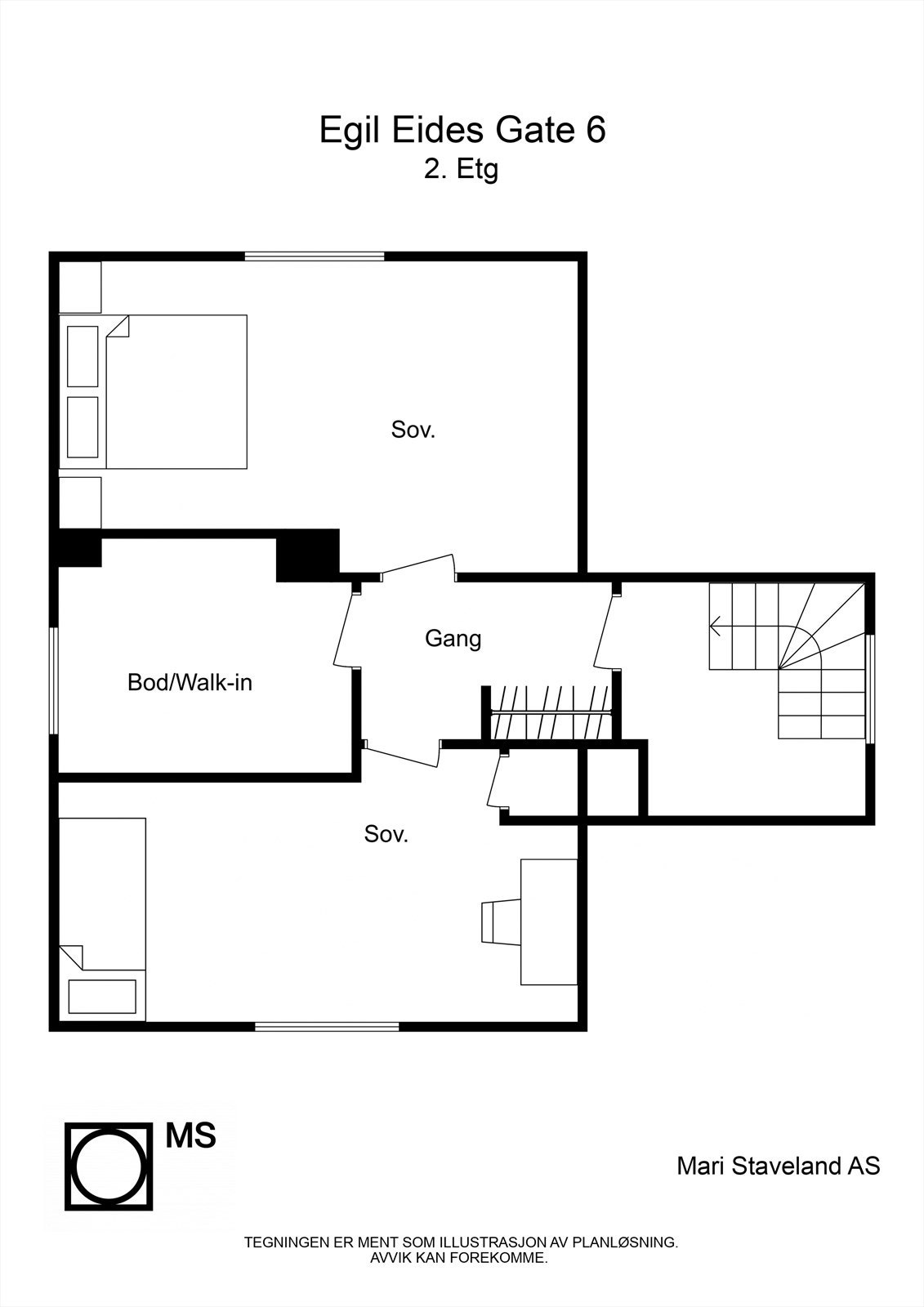 Plantegning | 2. Etasje Galleribilde