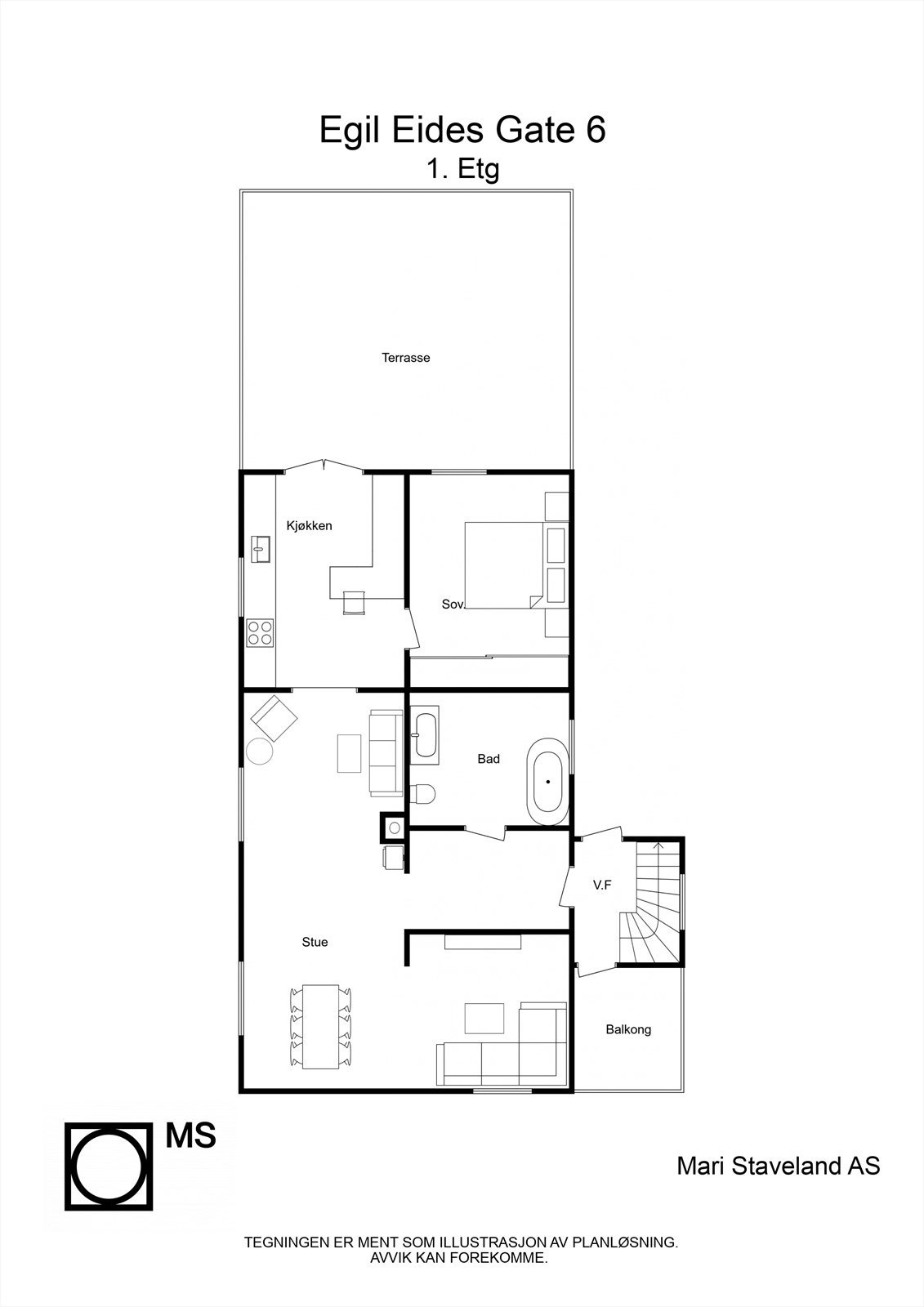 Plantegning | 1. Etasje Galleribilde