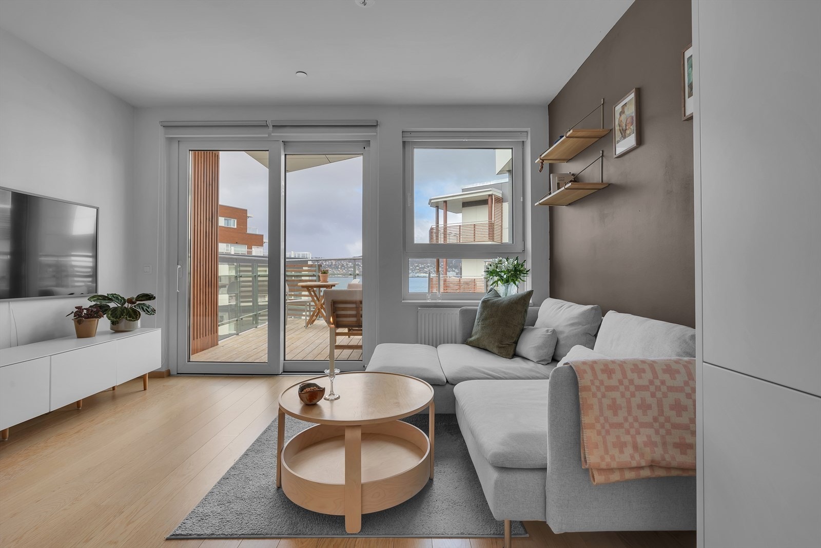 Utgang til takoverbygget veranda Galleribilde