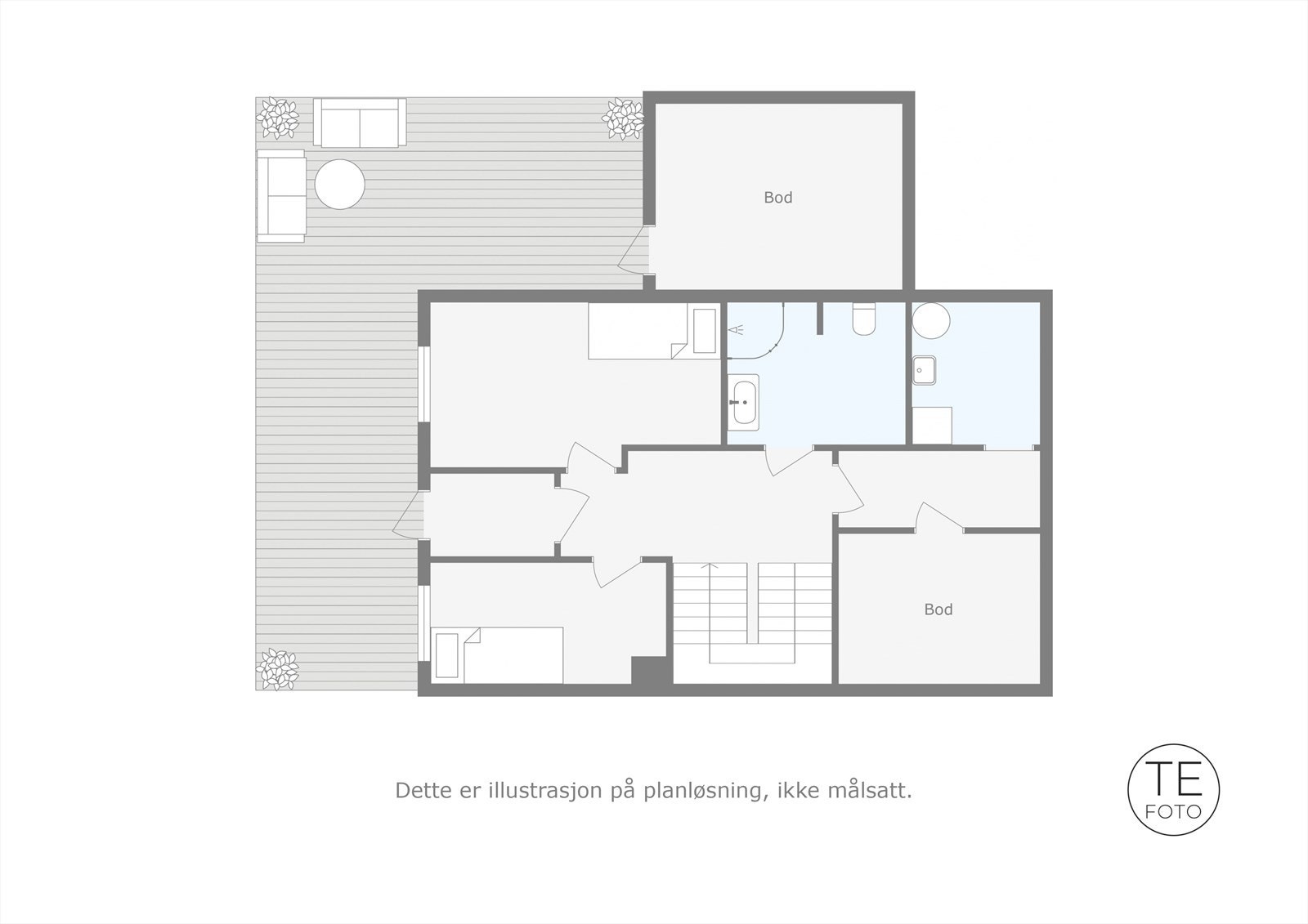 2D planskisse - u.etg. Galleribilde