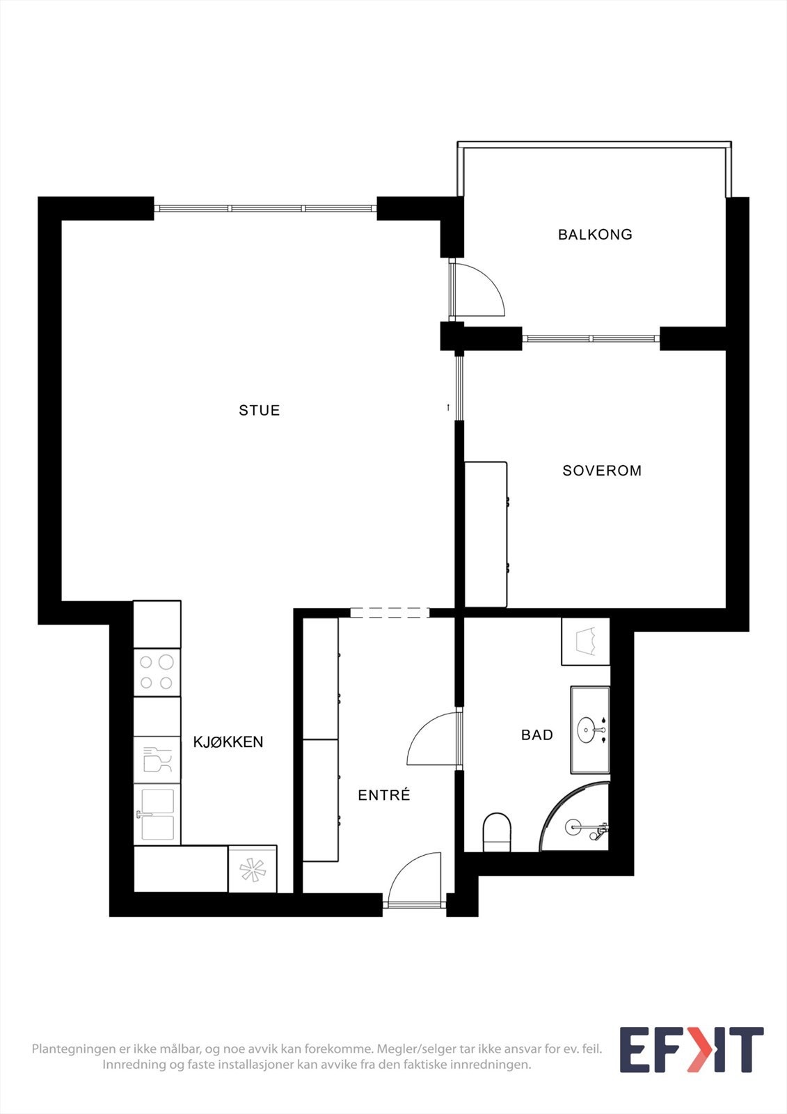Plantegning Galleribilde