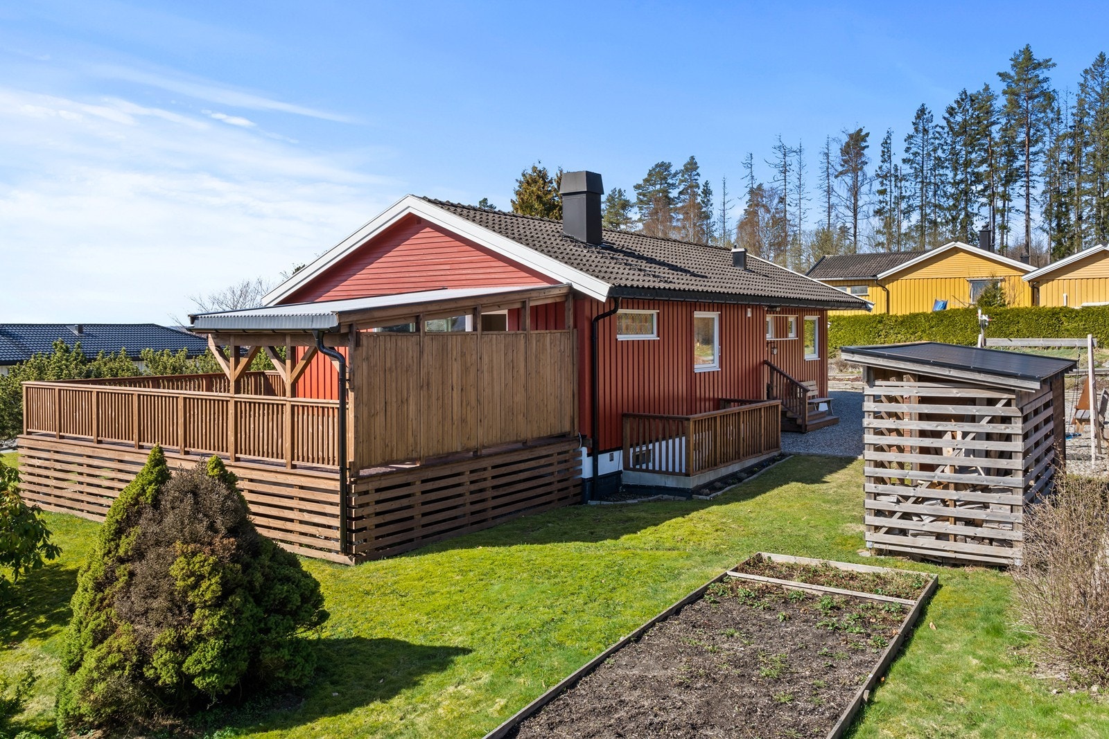 Pent opparbeidet hage. Galleribilde