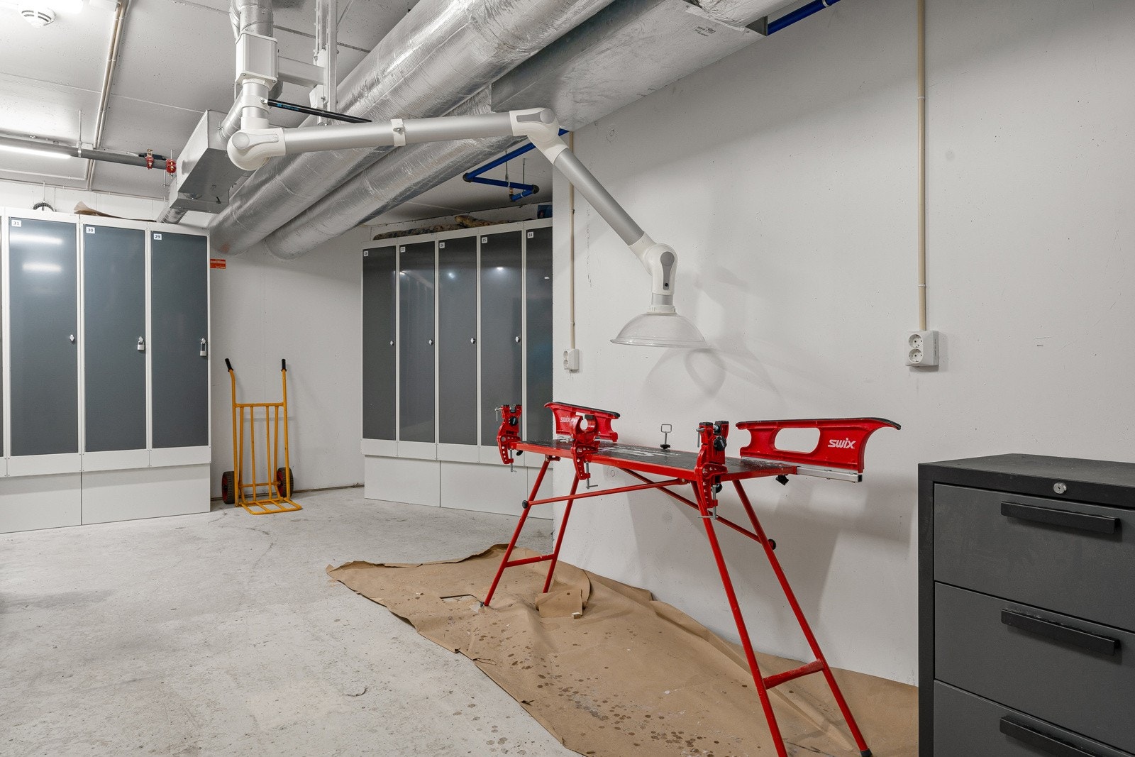 Felles skismørebod, til glede for de aktive