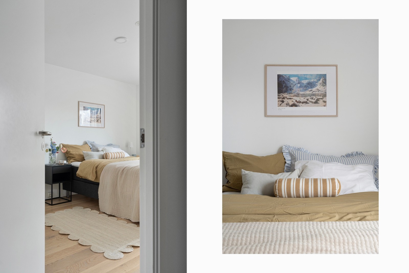 Det er to fine soverom i leiligheten