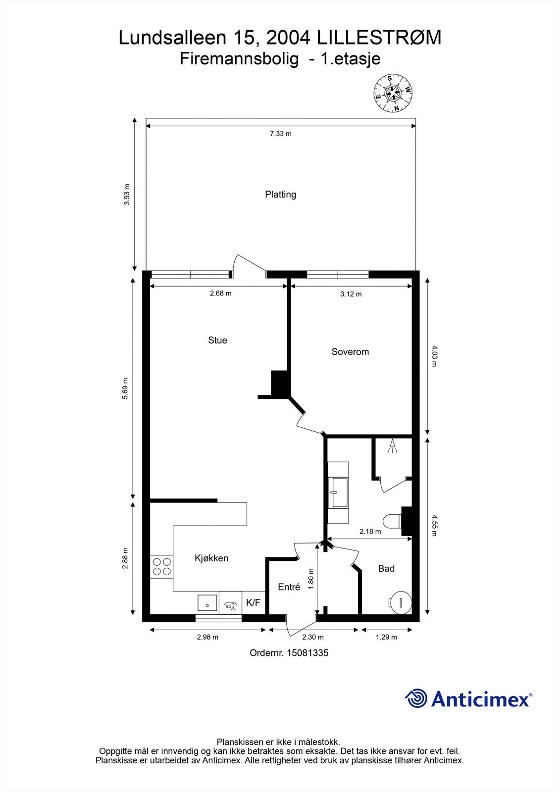 Plantegning Galleribilde