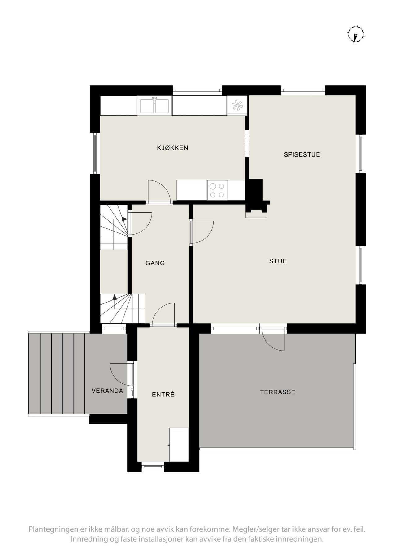 Plantegning Galleribilde