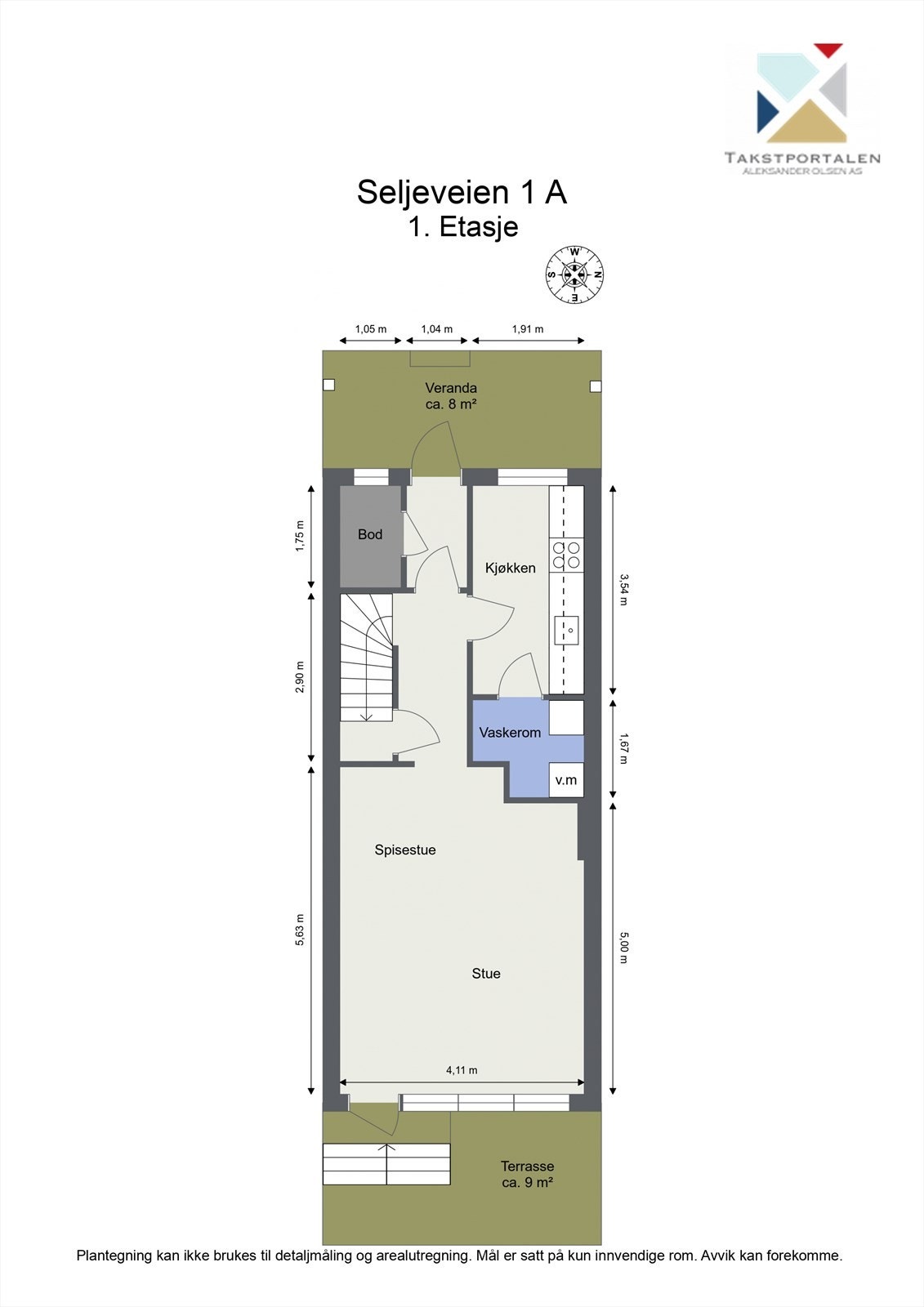 Plantegning 1. Etasje Galleribilde