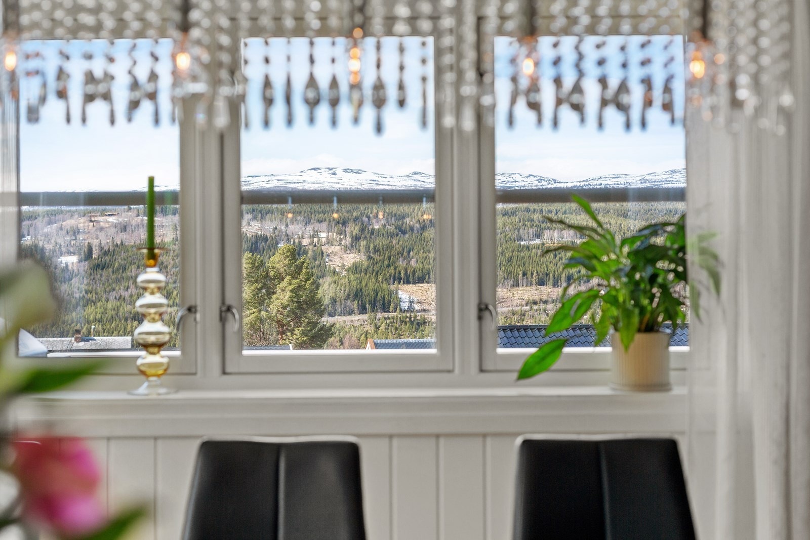 Utsikt fra spisebordet Galleribilde