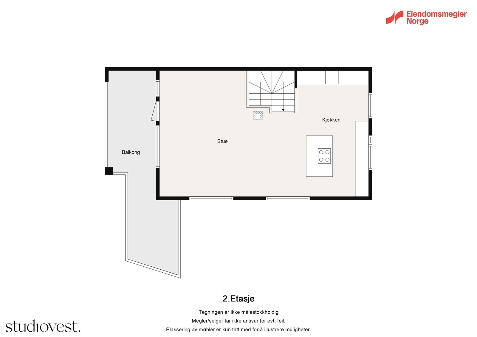 Plantegning 2.etg. Galleribilde
