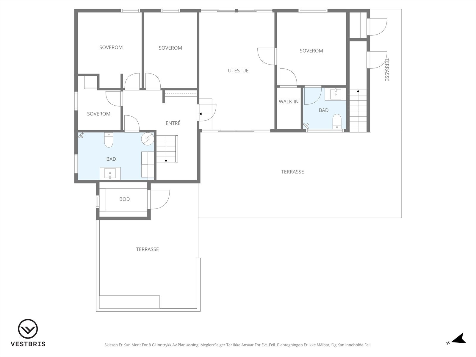 Plantegning grunnplan Galleribilde