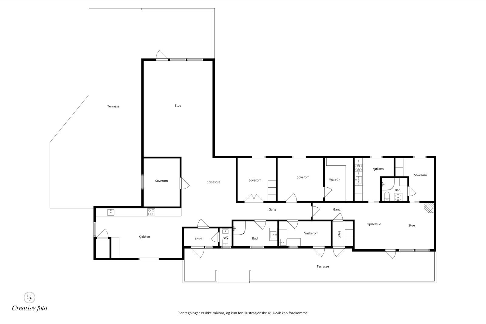 Plantegning 1.etasje Galleribilde