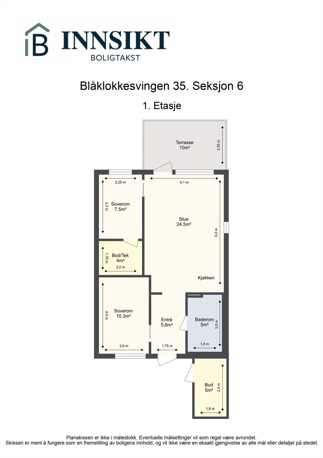 Planskisse Galleribilde