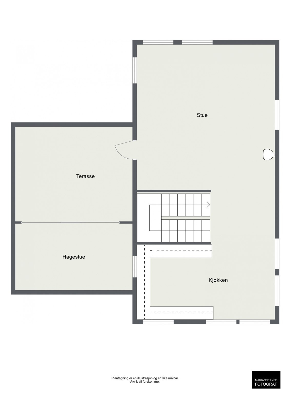 Plantegning 2.etasje Galleribilde