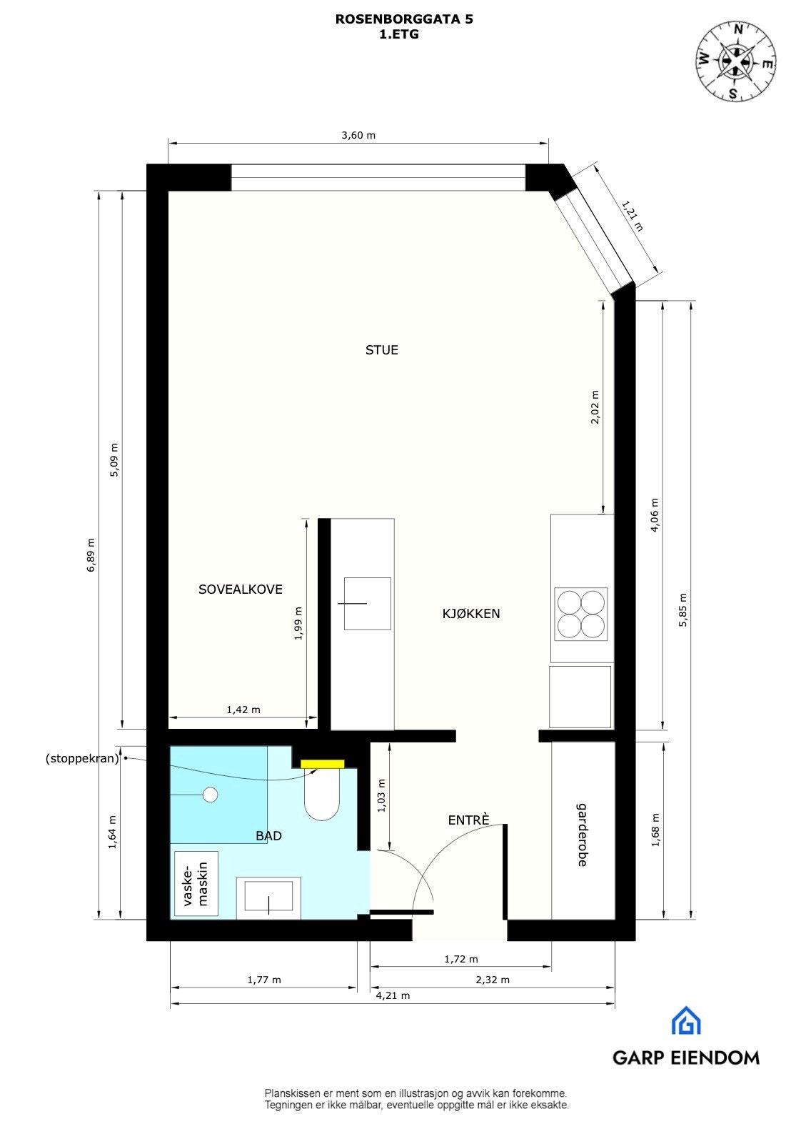 Plantegning Galleribilde