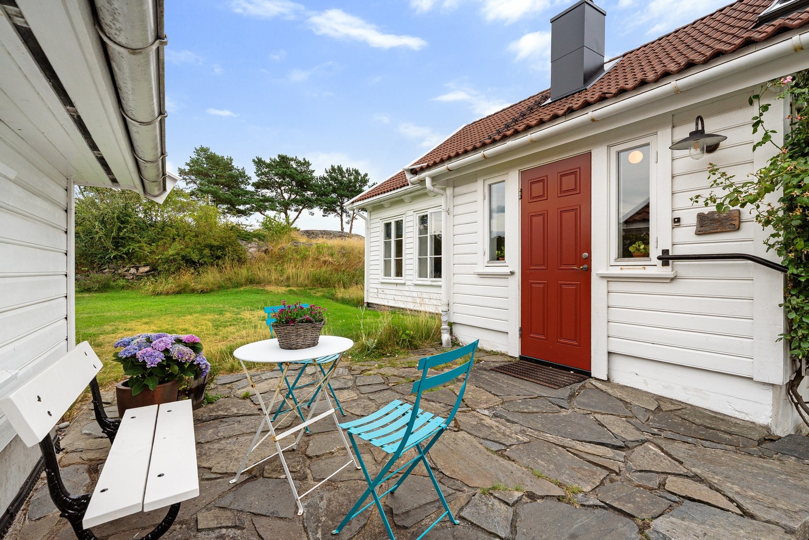 Sjarmerende med de fine natursteinshellene Galleribilde