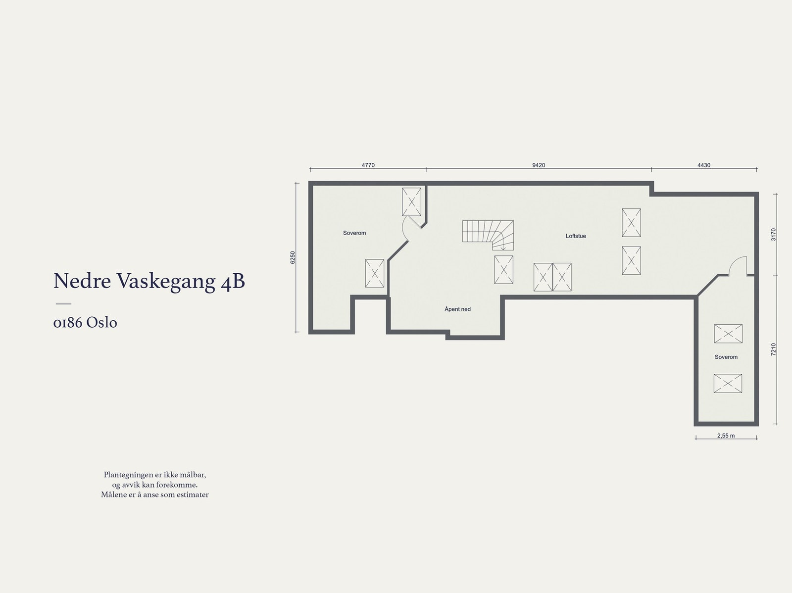 Plantegning 6. etasje. Galleribilde