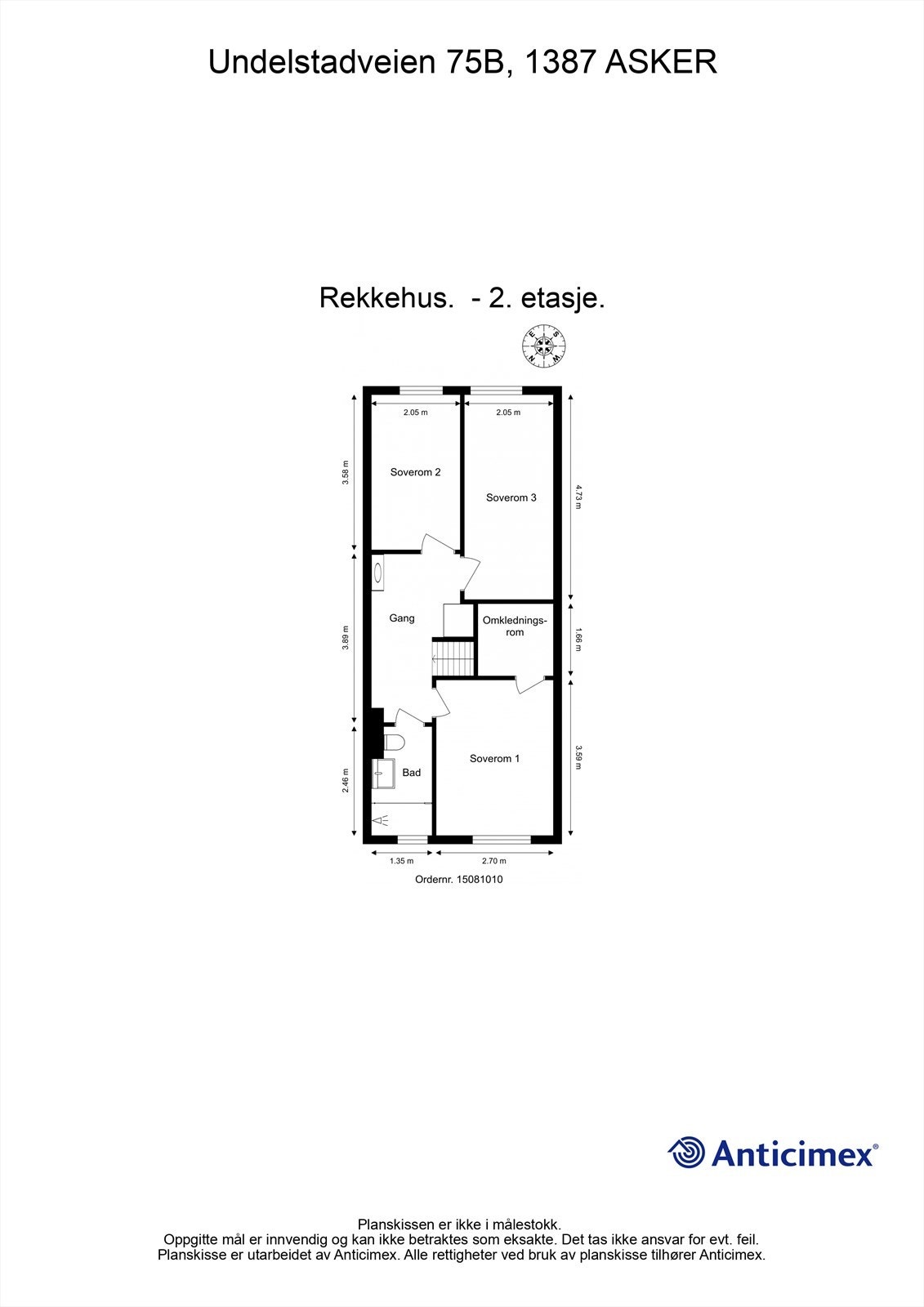 Plantegning - 2. etasje Galleribilde