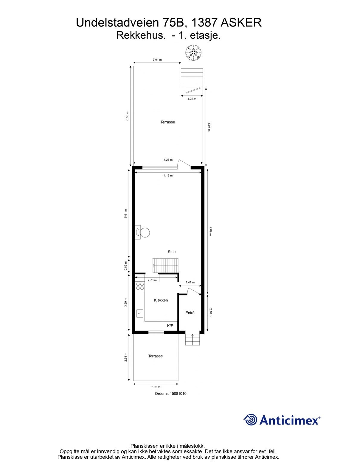 Plantegning - 1. etasje Galleribilde