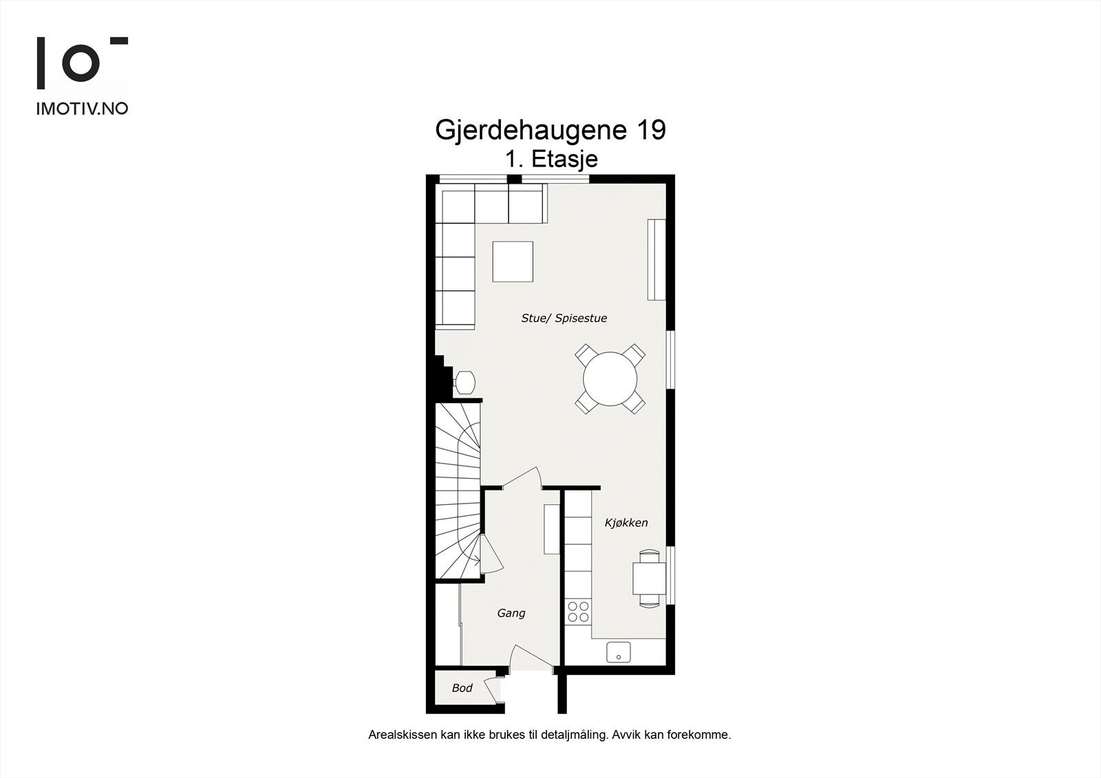 - Plantegning 1. etasje - Galleribilde
